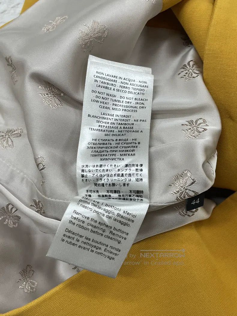 Gucci Gucci Yellow pearl button jacket Size M / US 6-8 / IT 42-44 - 7 Thumbnail