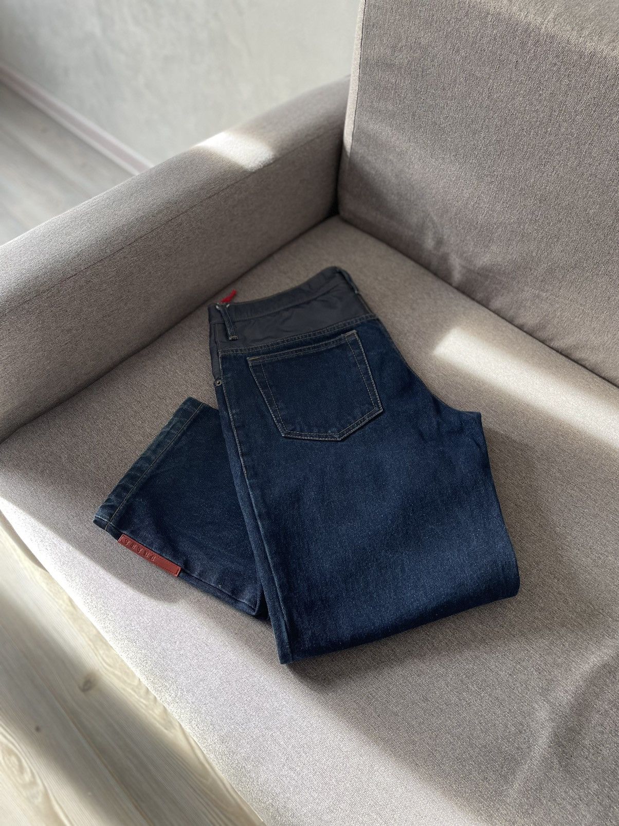 Prada Prada Linea Rossa 00’s Red Tab Jeans Size US 34 / EU 50 - 3 Thumbnail