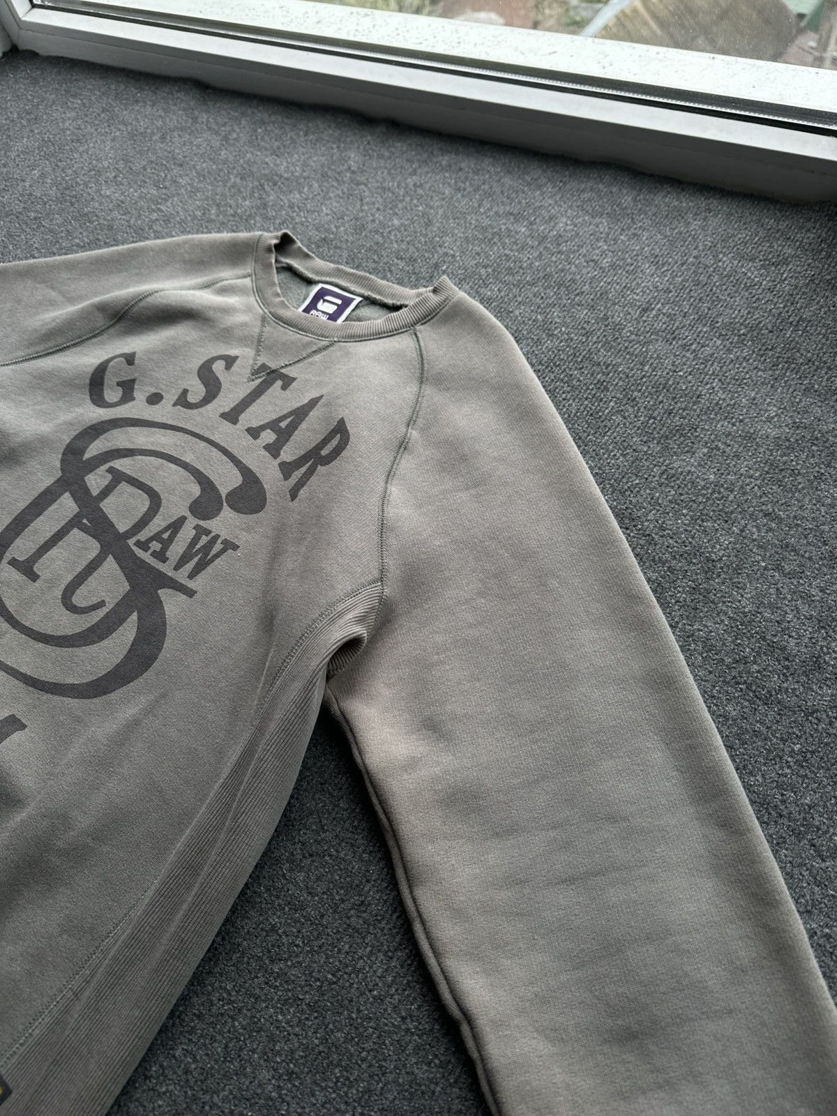 G-Star 🚨VINTAGE BIG LOGO G STAR RAW SWEATSHIRT RARE Size US XL / EU 56 / 4 - 6 Thumbnail