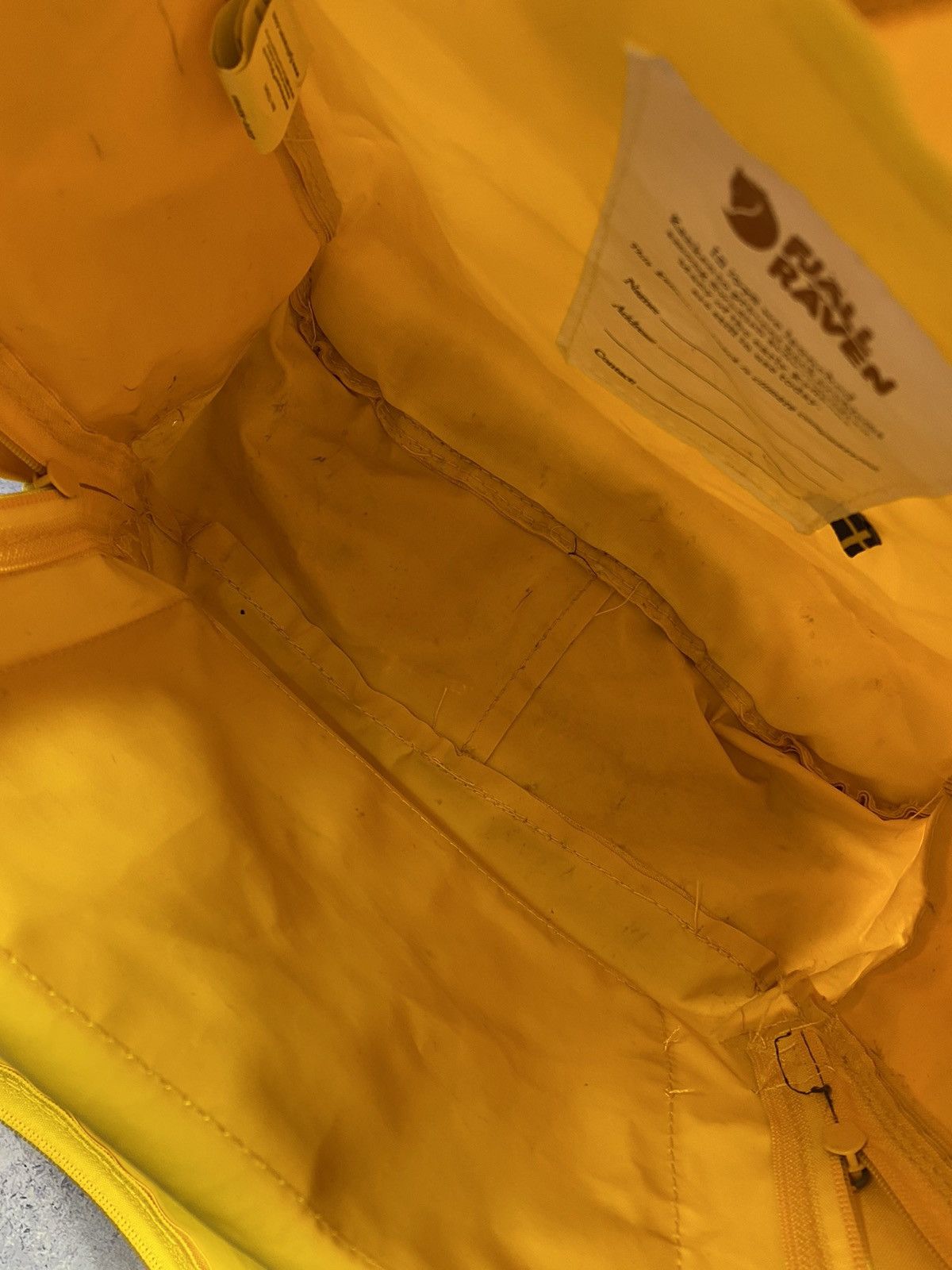 Fjallraven Fjallraven Kanken Yellow Backpack with Reflective Logo Size ONE SIZE - 15 Thumbnail