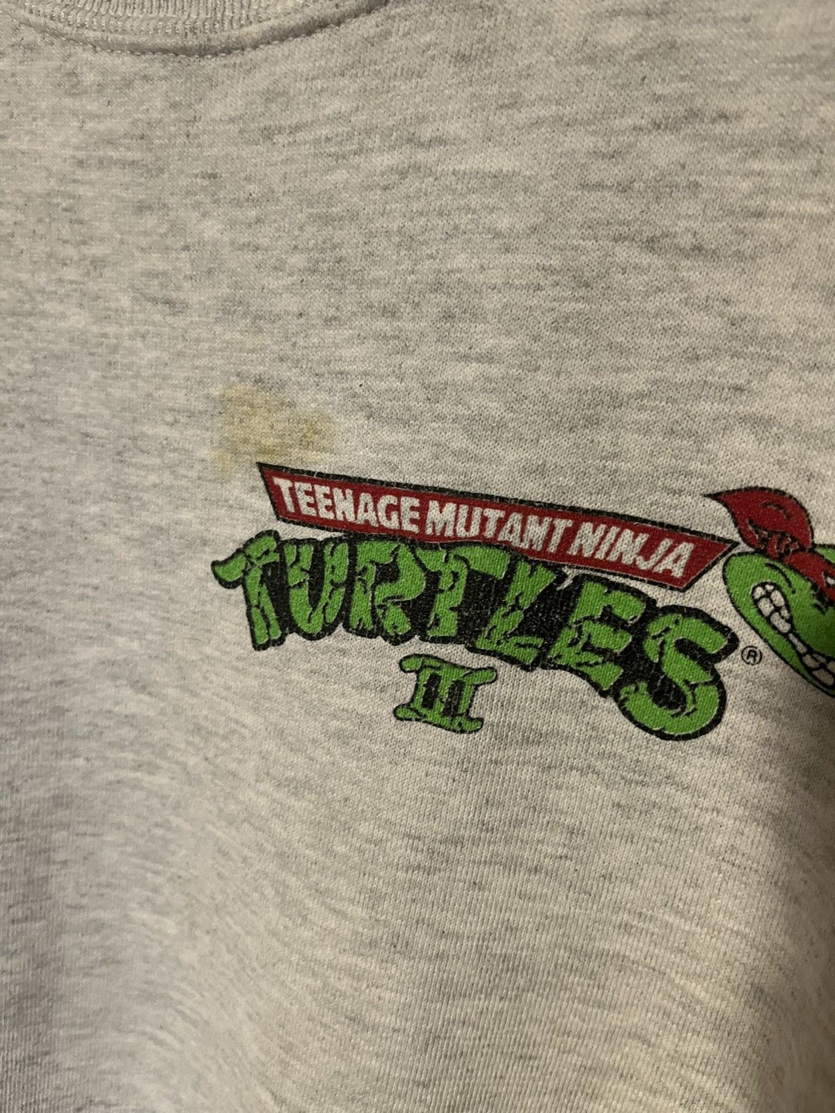 Fruit Of The Loom Vintage Rare Teenage Mutant Ninja Turtles 3 movie sweater L Size US L / EU 52-54 / 3 - 3 Thumbnail