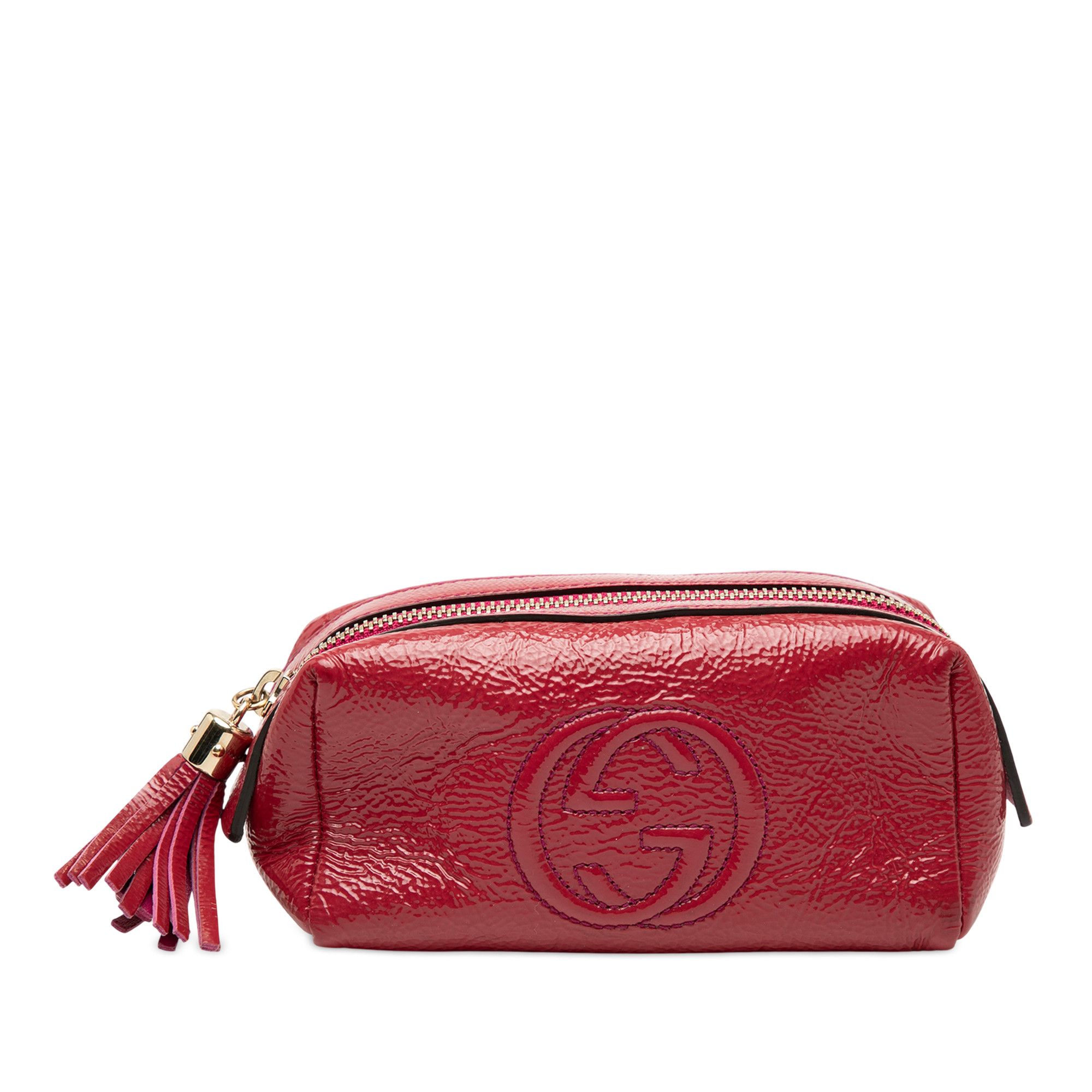 Gucci Gucci Patent Soho Cosmetic Pouch Size ONE SIZE - 1 Thumbnail