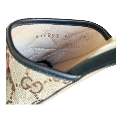 Gucci Gucci Jolie GG Mule Sandals Beige Monogram Canvas Flat Slide Size US 7 / IT 37 - 6 Thumbnail