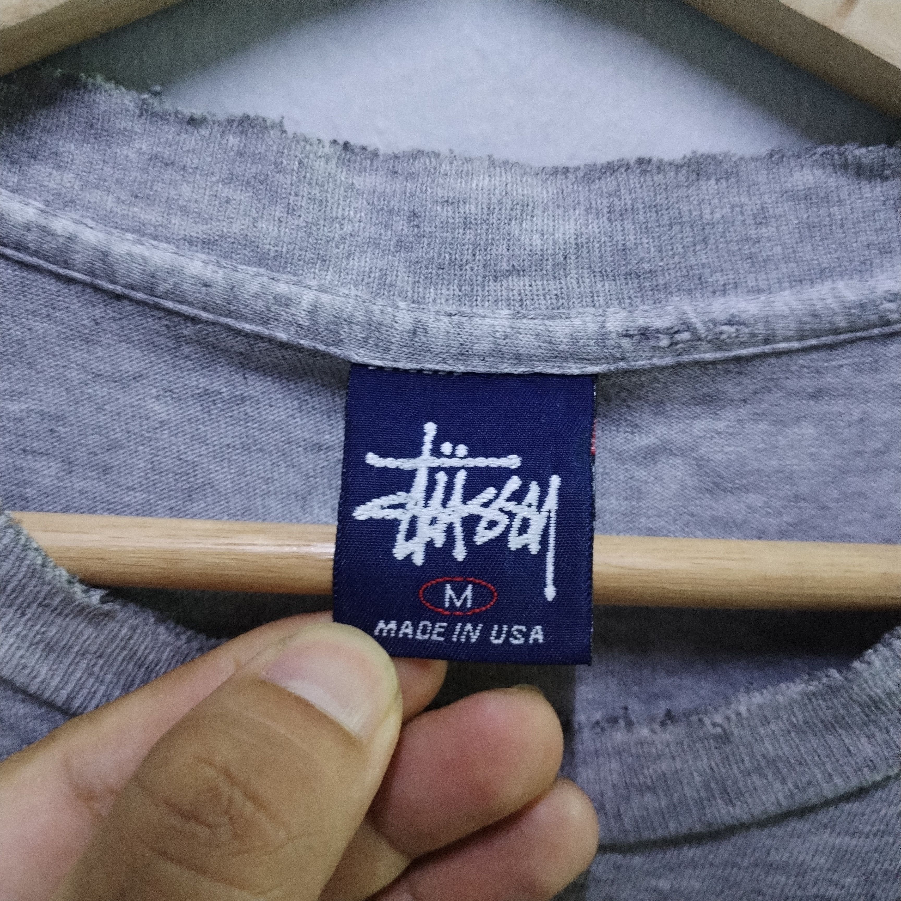 Stussy Thrashed Sun Faded Stussy Shirt Distressed Grunge Band Size US M / EU 48-50 / 2 - 3 Thumbnail