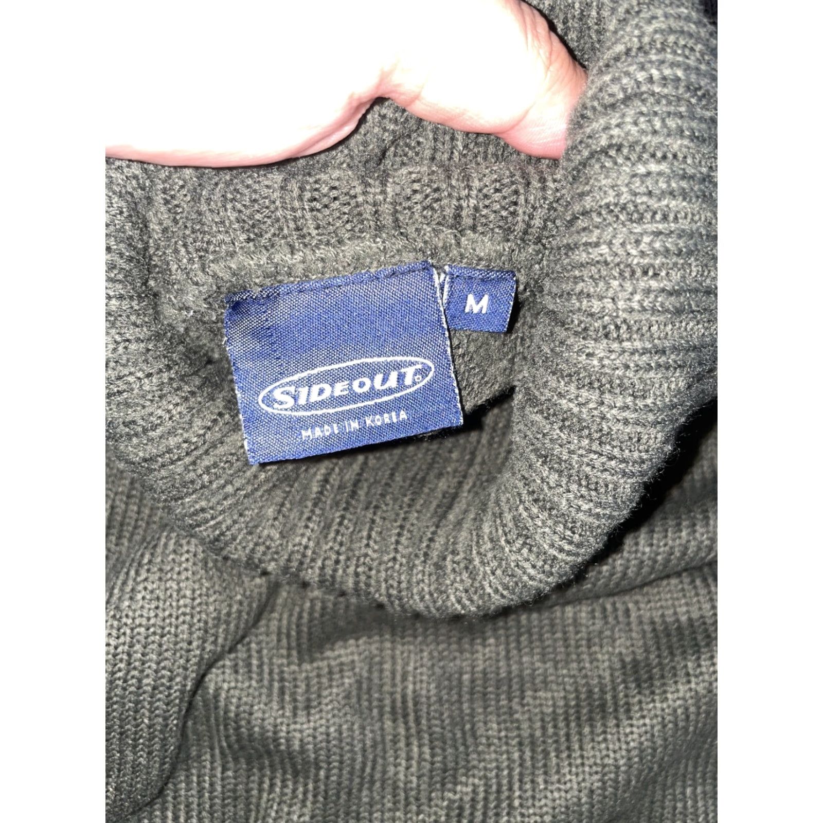 Sideout VINTAGE Sideout SweatER Turtleneck Grey M Women Size M / US 6-8 / IT 42-44 - 2 Thumbnail
