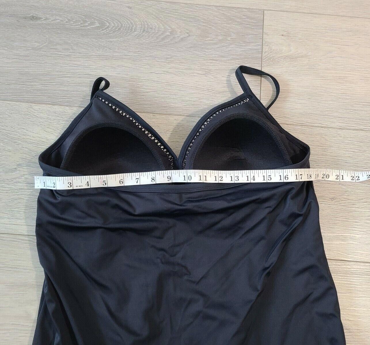 Designer Time And True Swimsuit 2x Plus Sexy 20w 22w Black Halter Size ONE SIZE - 8 Thumbnail