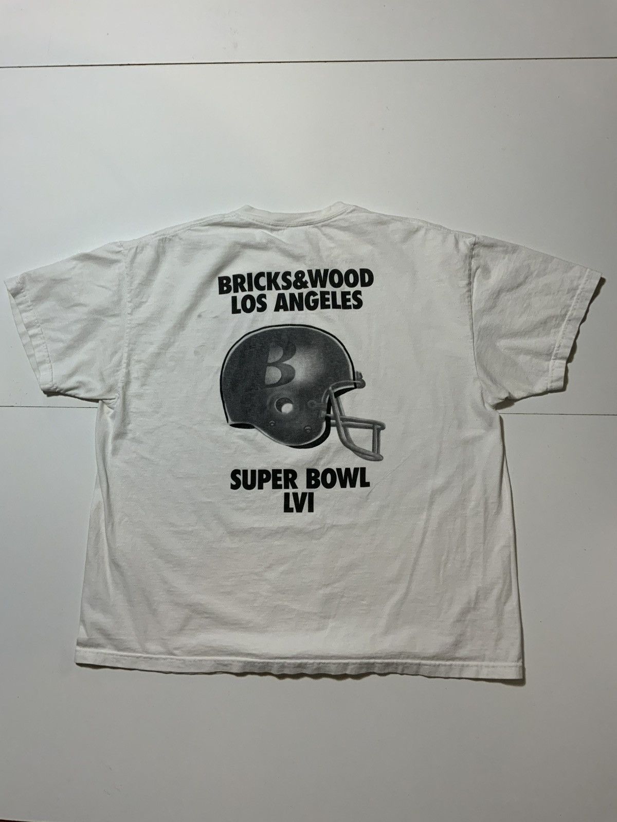 Other Bricks & Wood Los Angeles Super Bowl LVI Football T-Shirt Size US XXL / EU 58 / 5 - 1 Thumbnail