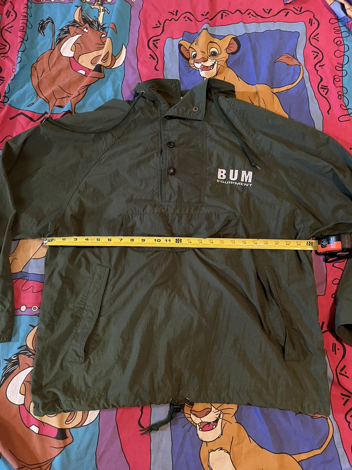 B.U.M Equipment × Vintage Vintage 90s Men’s Bum Equipment Hooded Windbreaker Jacket Size US L / EU 52-54 / 3 - 6 Thumbnail