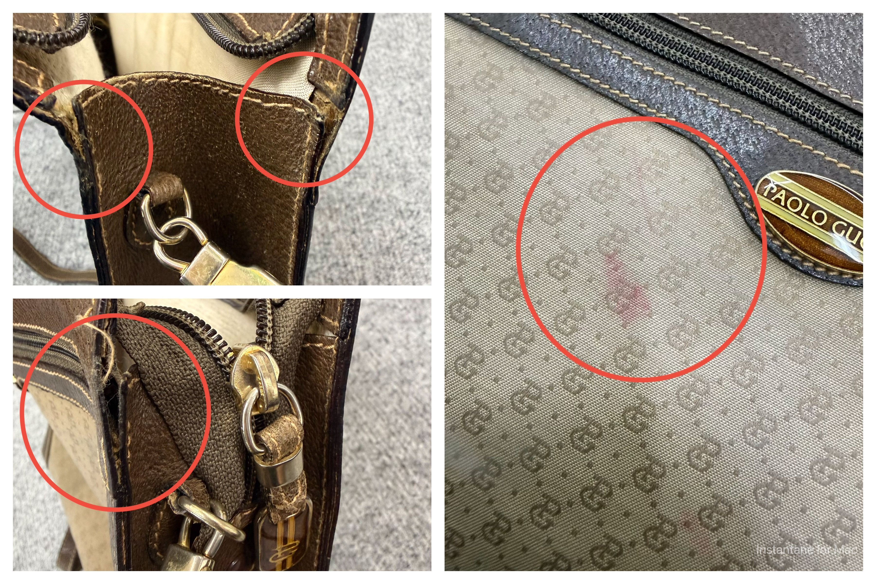 Paolo Gucci Vintage Paolo Gucci Monogram Shoulder Bag Size ONE SIZE - 12 Thumbnail