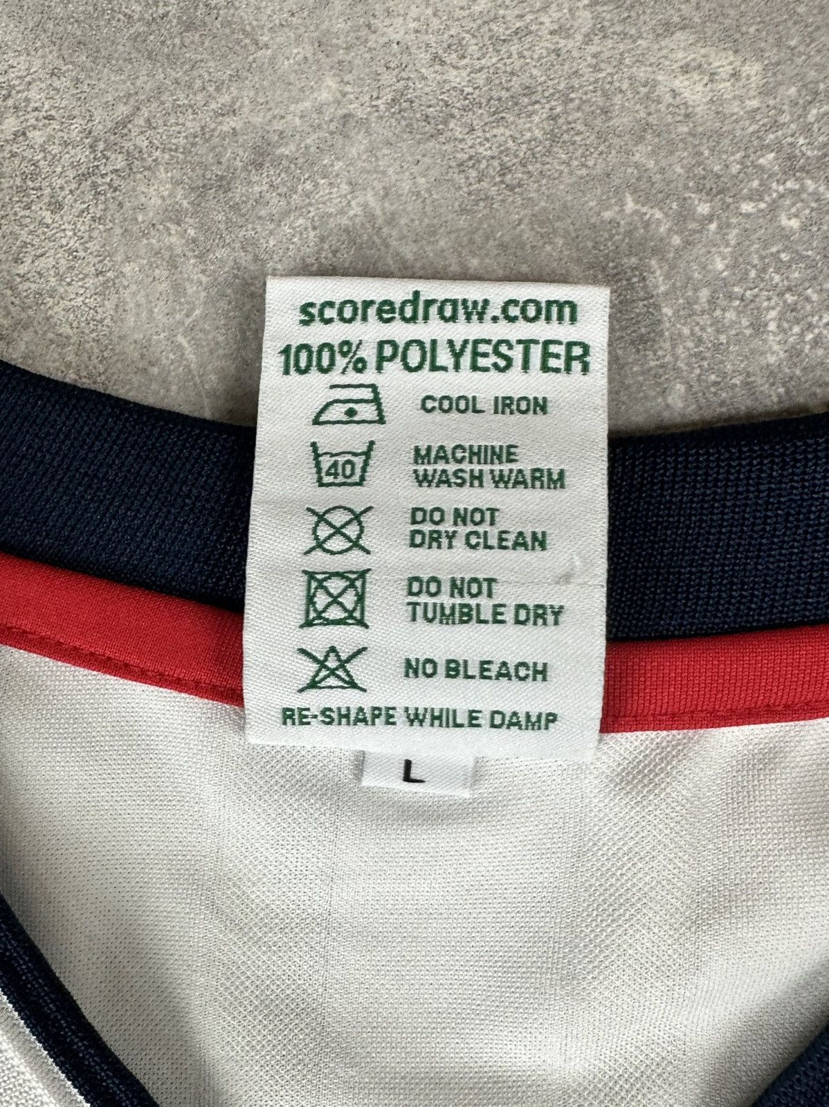 Other Score Draw Retro Vintage England National Team Jersey Size US L / EU 52-54 / 3 - 8 Thumbnail