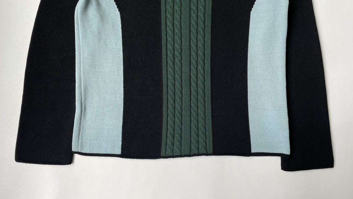 Comme des Garcons A/W 2000 Cable Knit Panelled Sweater Size US M / EU 48-50 / 2 - 8 Thumbnail