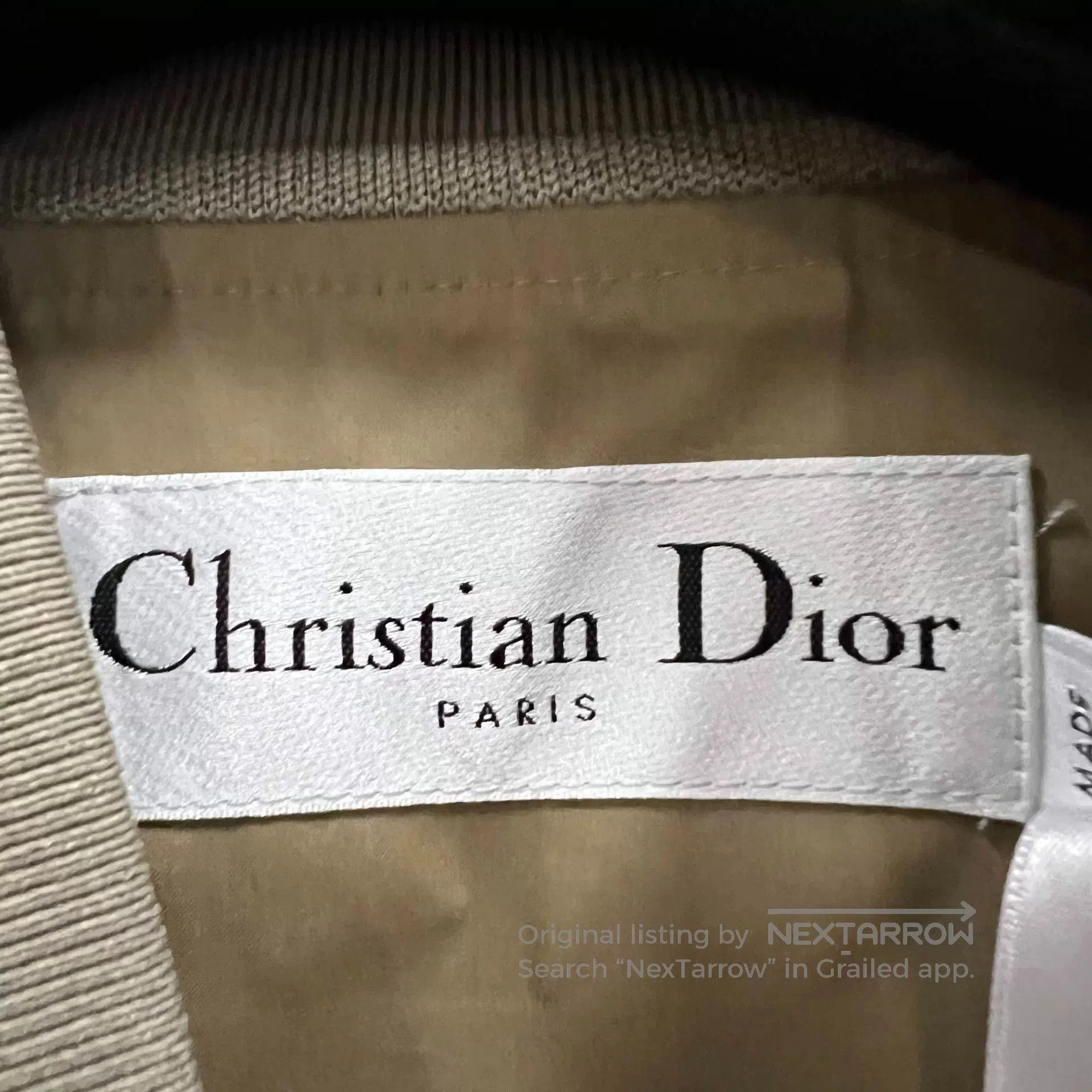 Dior Dior Khaki Floral Print Jacket with Tag. Size XS / US 0-2 / IT 36-38 - 3 Thumbnail