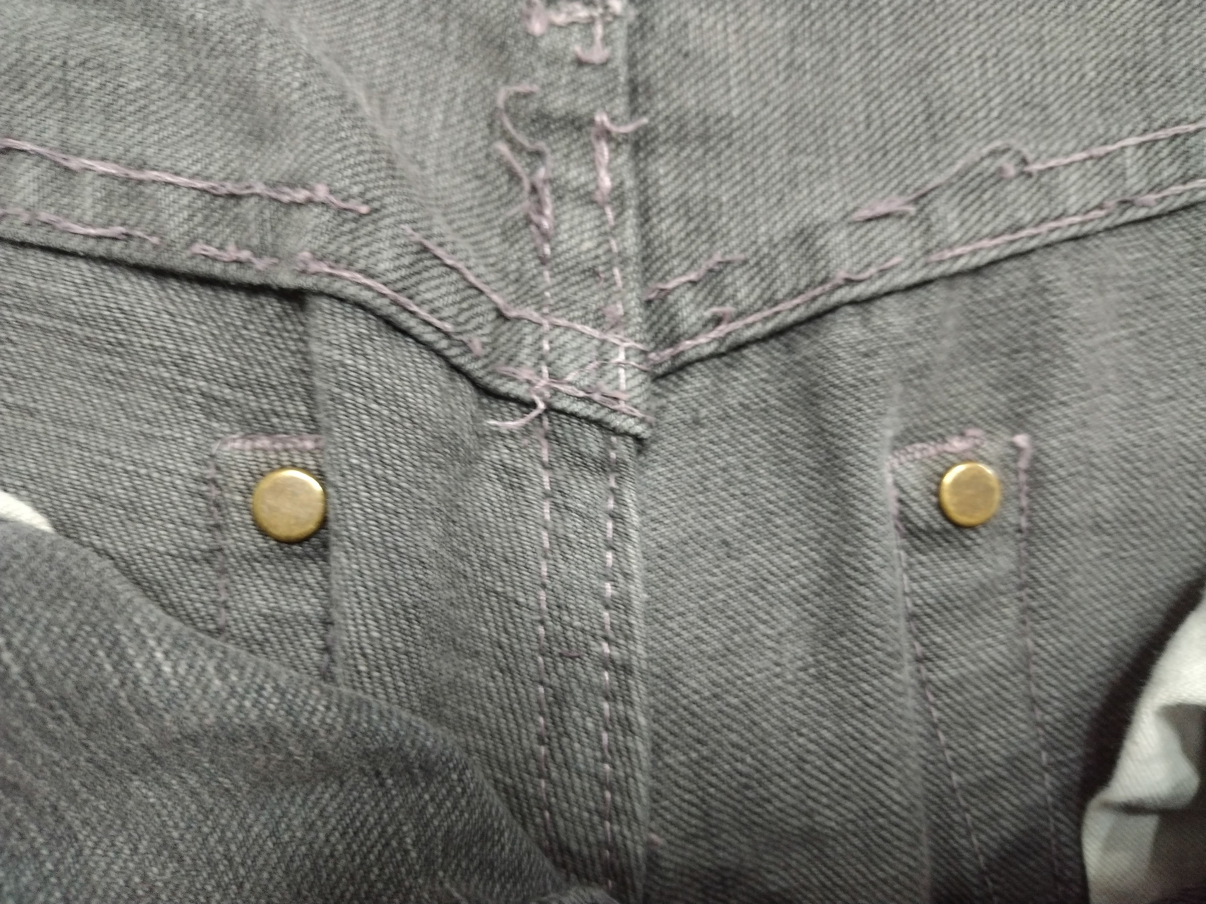 Indian Motorcycle INDIAN MOTORCYCLE DENIM HANDPAINTED SELVEDGE HIDDEN RIVET Size US 31 - 11 Thumbnail