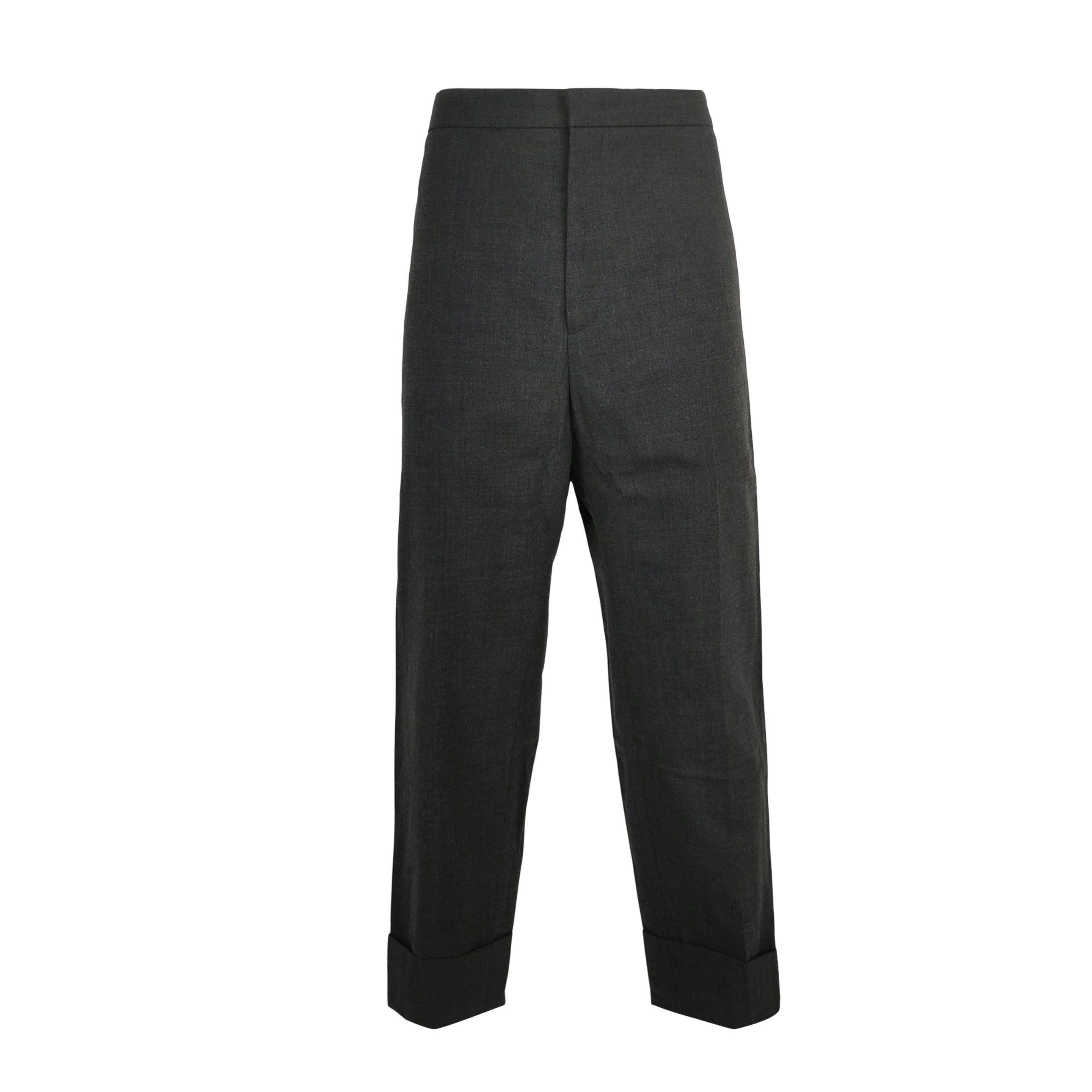 Jil Sander Jil Sander Wool Blend Straight Trousers 48 Size US 32 / EU 48 - 1 Thumbnail