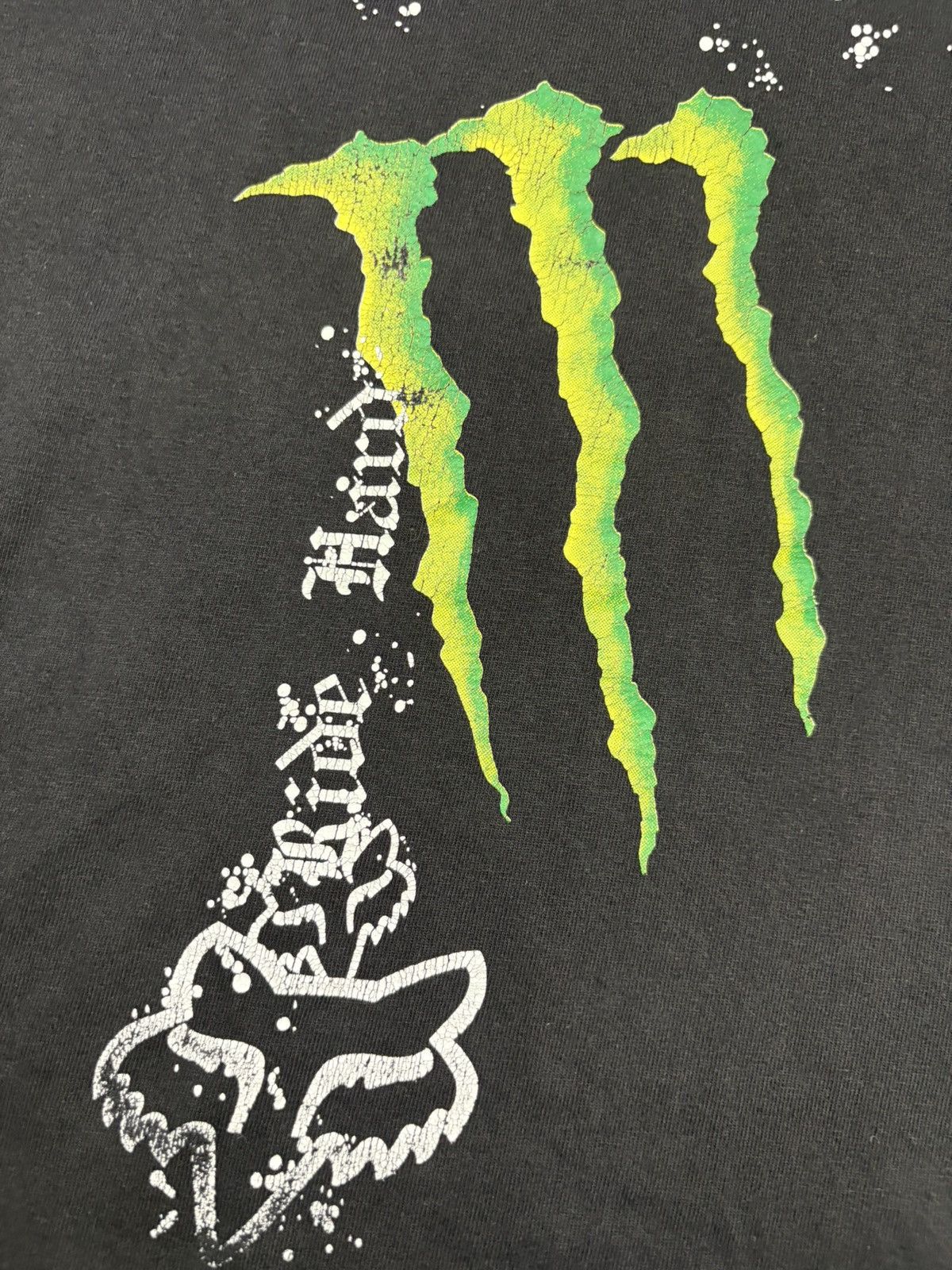 Fox Racing Fox Racing x Monster Energy Graphic T-Shirt Black Logo Tee M Size US M / EU 48-50 / 2 - 7 Thumbnail