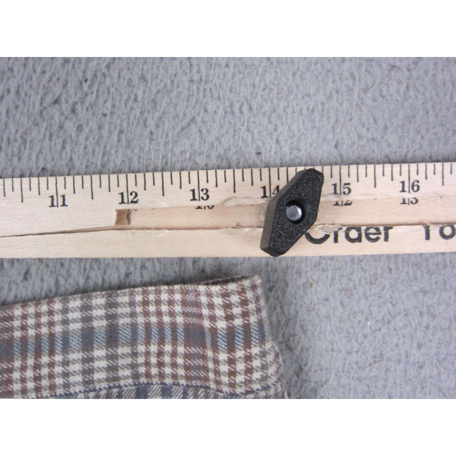 Vintage VINTAGE Woolrich Skirt Womens M Midi Plaid Brown Cotton A-Line 80s 90s Woolrich Womens Bold-Search Skirt Size 32" / US 10 / IT 46 - 6 Thumbnail