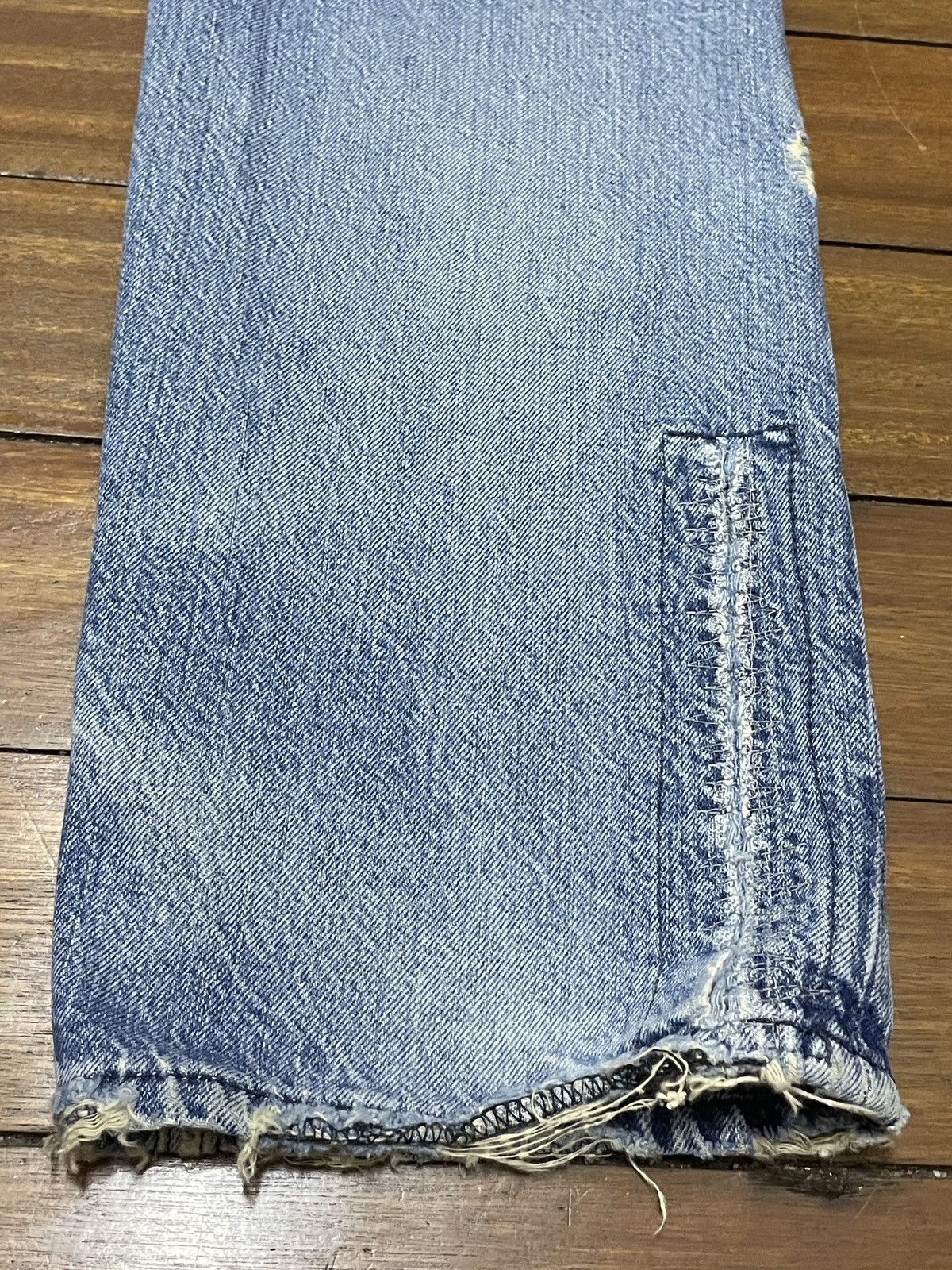 Polo Ralph Lauren Very Rare Vintage Polo Ralph Lauren Sashiko Boro Jeans 1990s Size US 31 - 8 Thumbnail