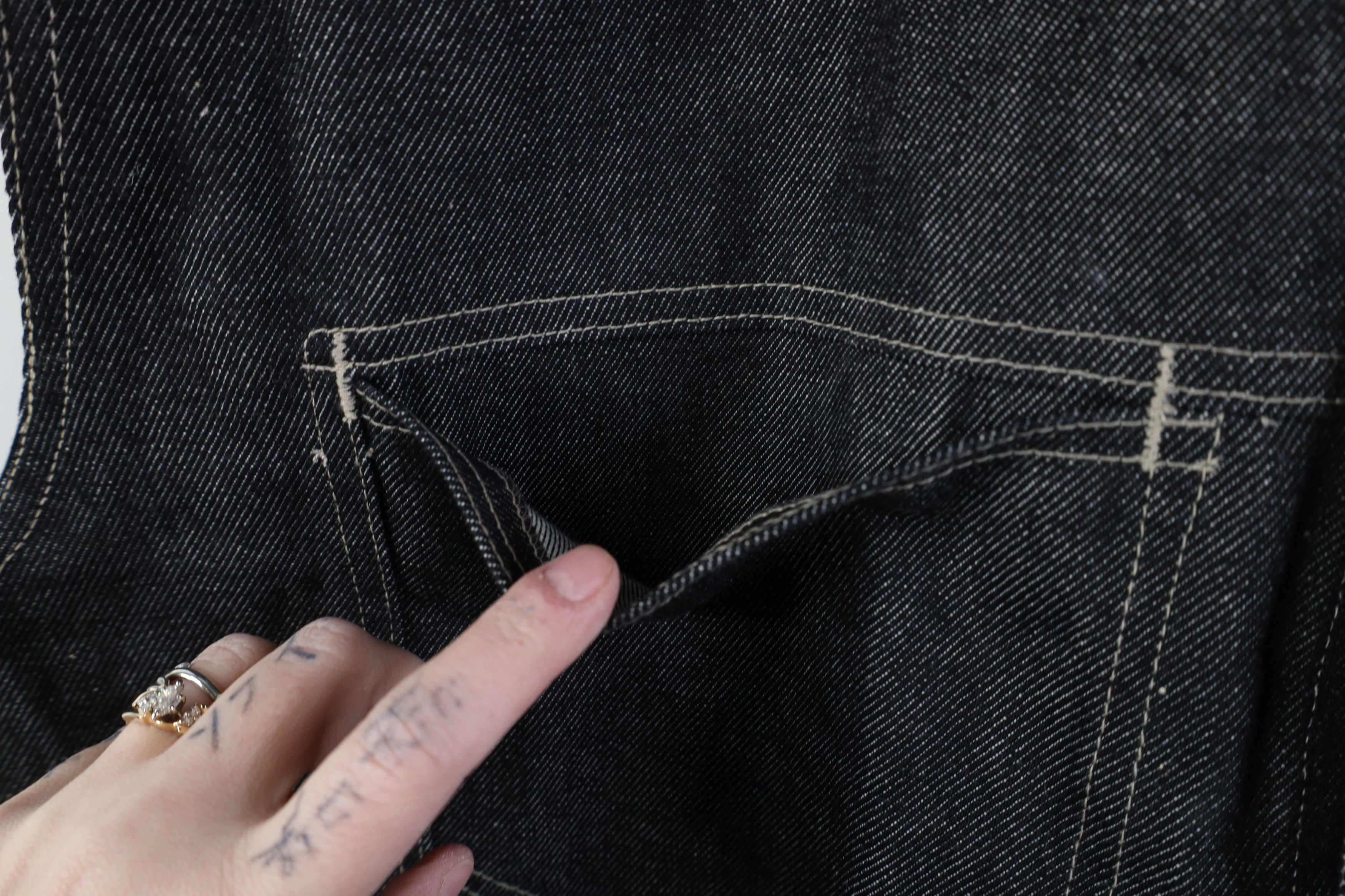 Vintage Vintage 90s Y2K Streetwear Sleeveless Denim Jean Vest Jacket Size US XL / EU 56 / 4 - 8 Thumbnail