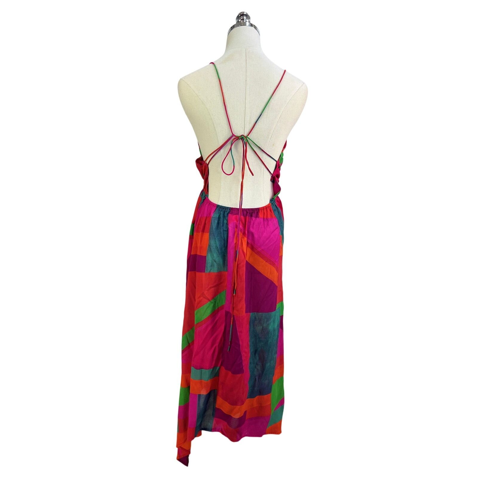 Anthropologie Anthropologie Alani Maxi Cover-Up Red Dress Size XXL / US 16-18 / IT 52-54 - 7 Thumbnail