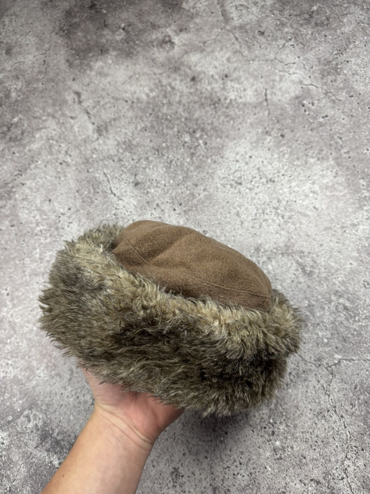 If Six Was Nine Crazy Fur Faux Trapper Mohair Brown Hat Y2K Japanesse Size ONE SIZE - 1 Thumbnail