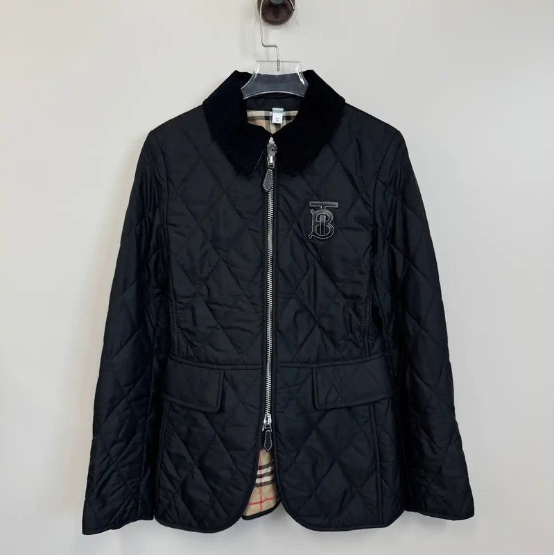 Burberry Burberry Women's Black Quilted Jacket Size XS / US 0-2 / IT 36-38 - 1 Thumbnail