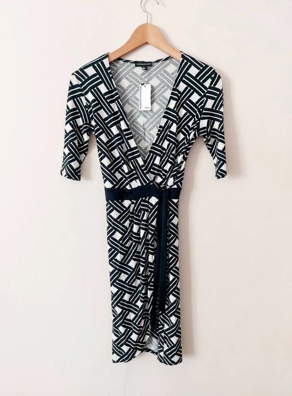 Warehouse Warehouse wrap style dress 6 Size XS / US 0-2 / IT 36-38 - 7 Thumbnail