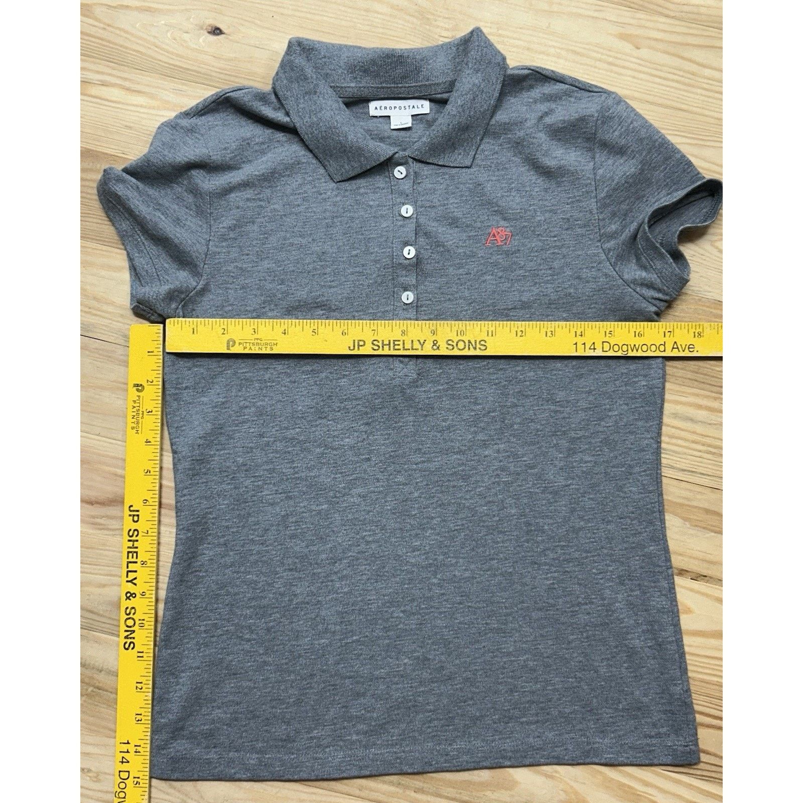 Aeropostale Aeropostale Tank Top Gray Junior Sz Large With Pink Size L / US 10 / IT 46 - 8 Thumbnail