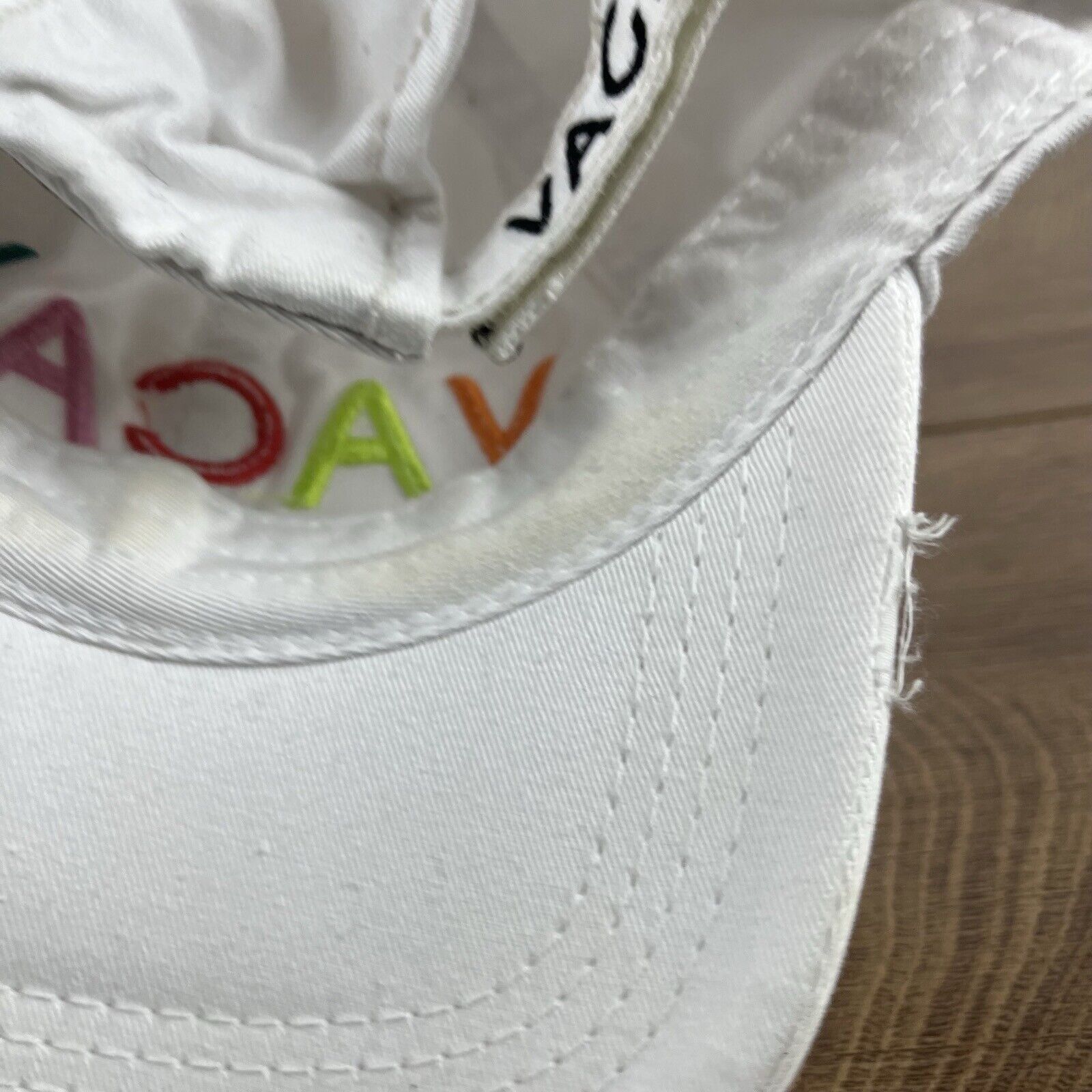 Other Vacay All Day Hat Vacation Vacay Hat White Adjustable Hat Wh Size ONE SIZE - 13 Thumbnail