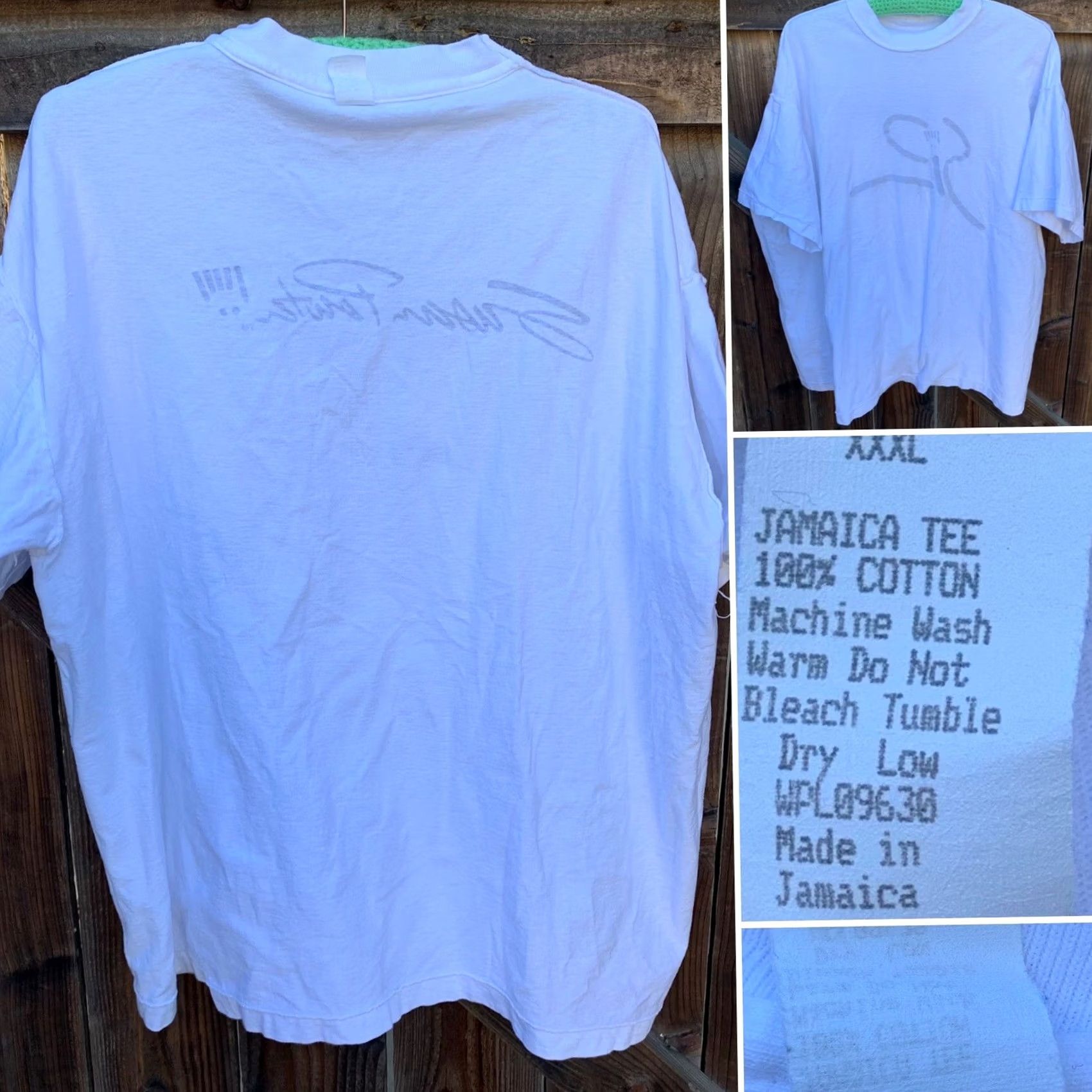 Vintage vintage Susan Powter t-shirt single stitch graphic tee 90s 1990s XXXL 3XL unisex white cotton Jamaica Tees graphic tee 1990s 90s shirt Size US XXL / EU 58 / 5 - 7 Thumbnail