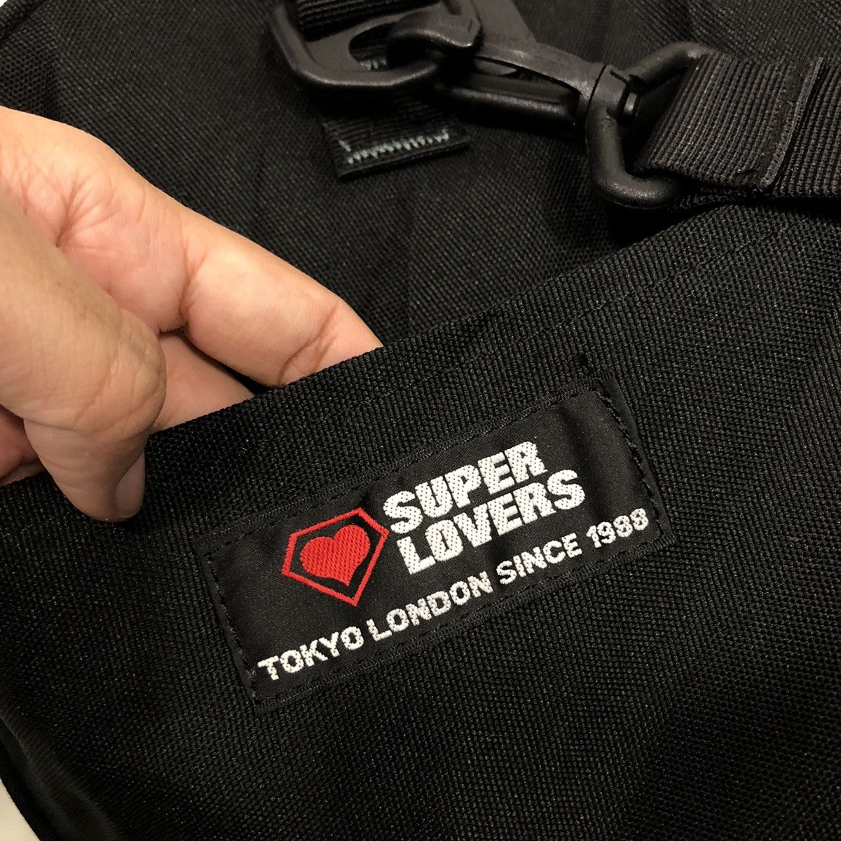 Hysteric Glamour 📌Small Size Travel Bag Biker Design Super Lovers Rich Black Size ONE SIZE - 12 Thumbnail