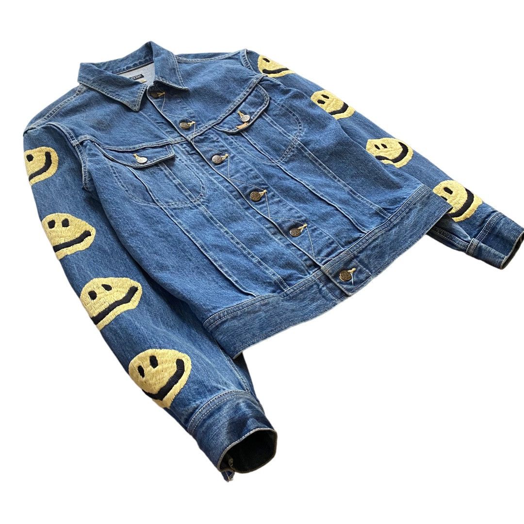 Kapital Kapital Smiley Denim Jacket Size US S / EU 44-46 / 1 - 3 Thumbnail