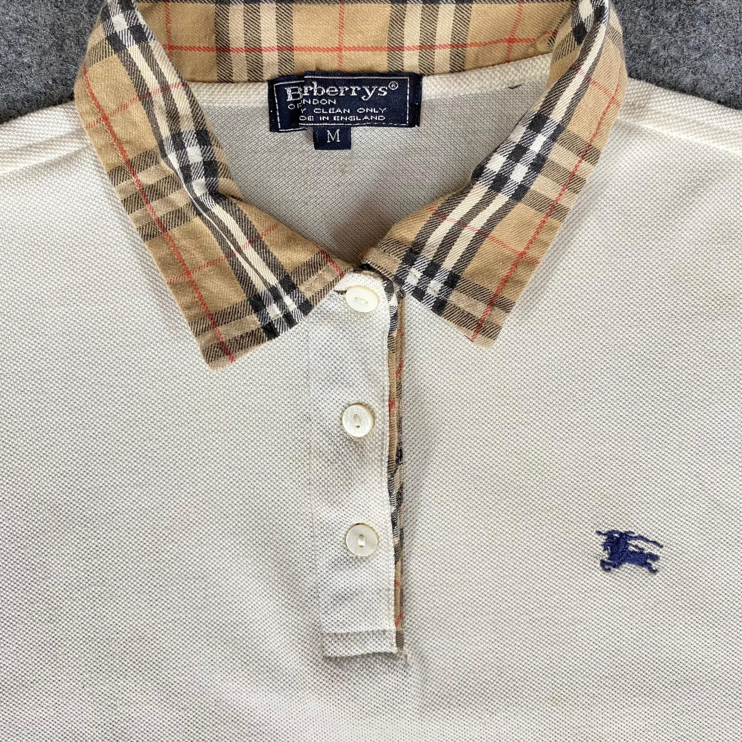Burberry Vintage Burberry Monogram Polo Shirt Size US M / EU 48-50 / 2 - 7 Thumbnail