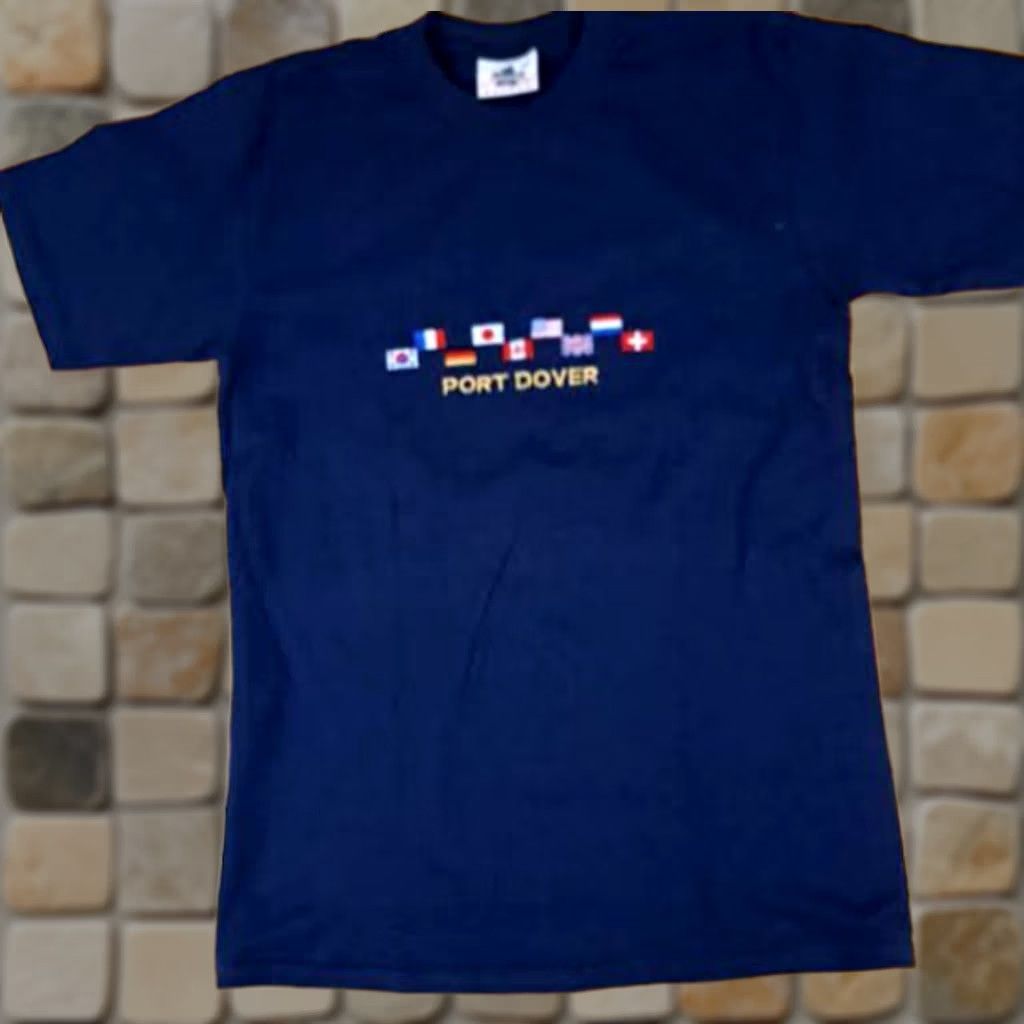 Nautica Port Dover Embroidered Nautical International Flag T-Shirt Canada Size US M / EU 48-50 / 2 - 1 Thumbnail