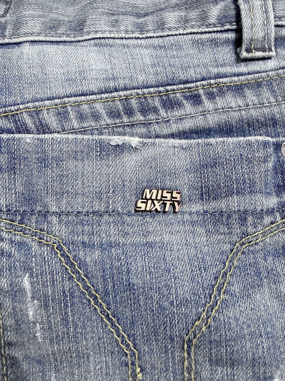 Miss Sixty Y2K Vintage Miss Sixty Jeans Bootcut Low Rise Size 28" / US 6 / IT 42 - 11 Thumbnail