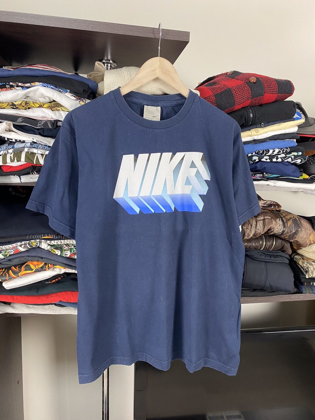 Nike × Vintage Vintage Nike 00s Tag Graphic Tee Size US M / EU 48-50 / 2 - 2 Thumbnail