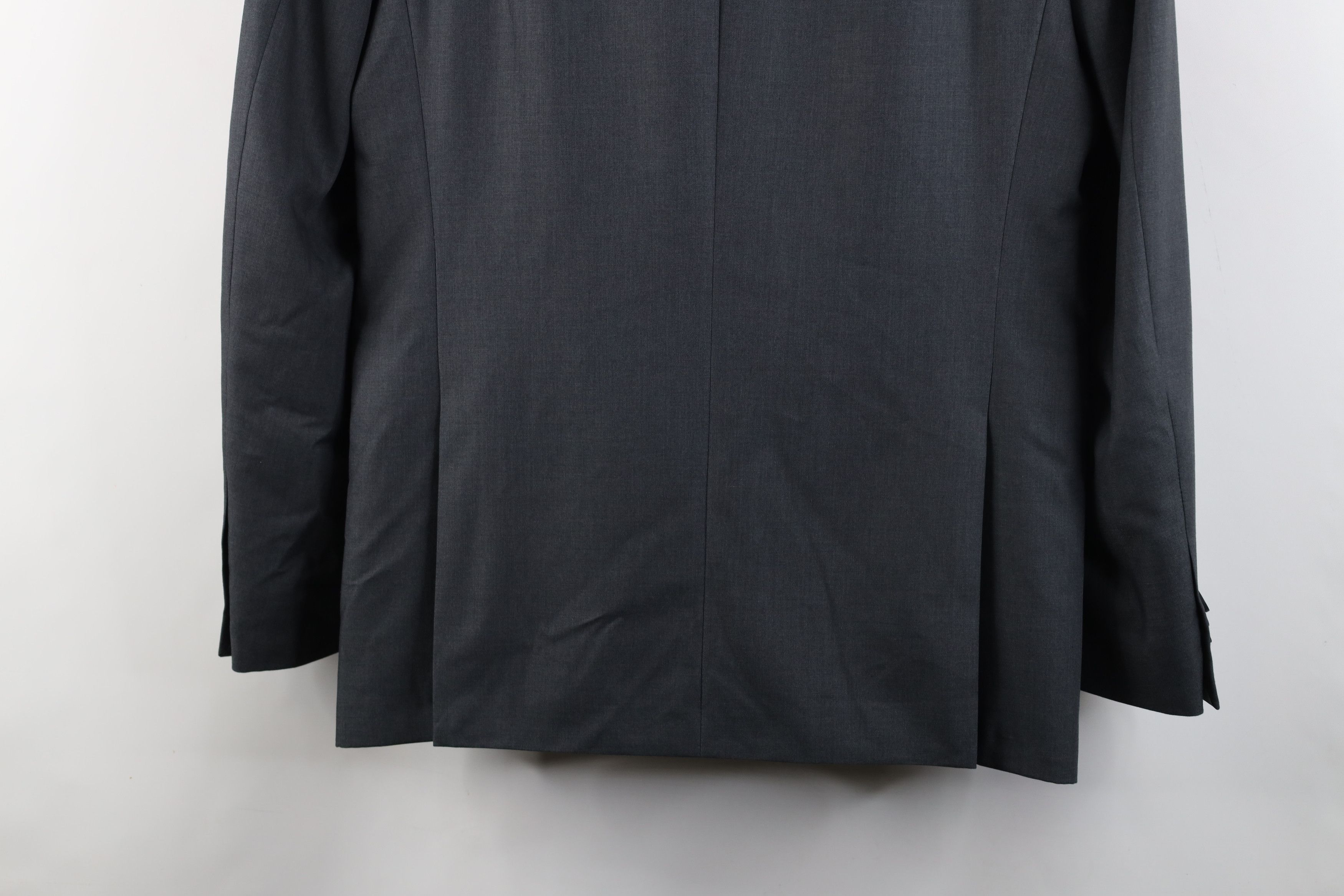 Kenneth Cole × Vintage Kenneth Cole Reaction Blazer Suit Coat Jacket Sharkskin Gray Size US L / EU 52-54 / 3 - 15 Thumbnail