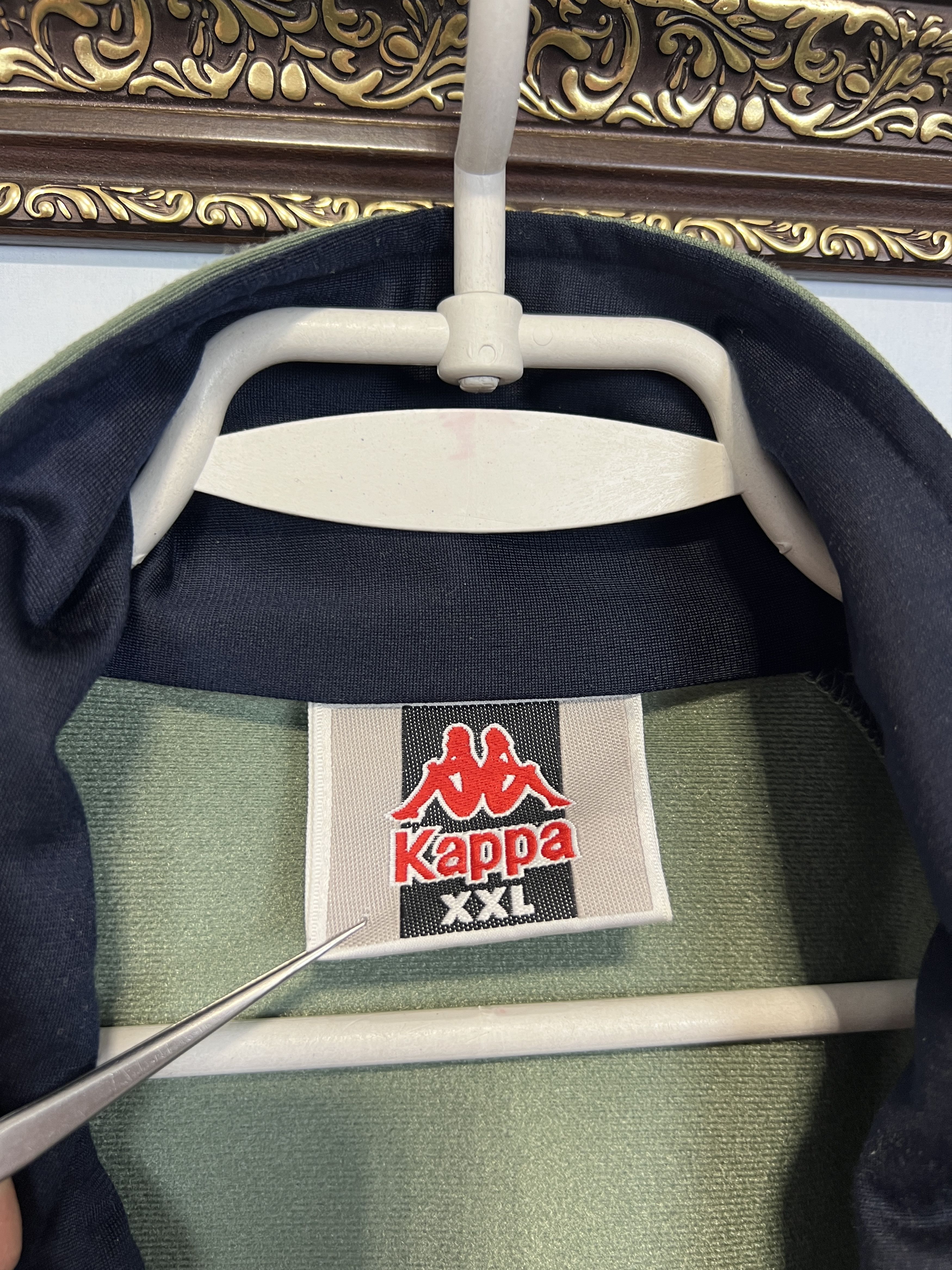 Kappa Vintage Olive Green Track Top Jacket Zip Sport Rare Hype Size US XXL / EU 58 / 5 - 7 Thumbnail