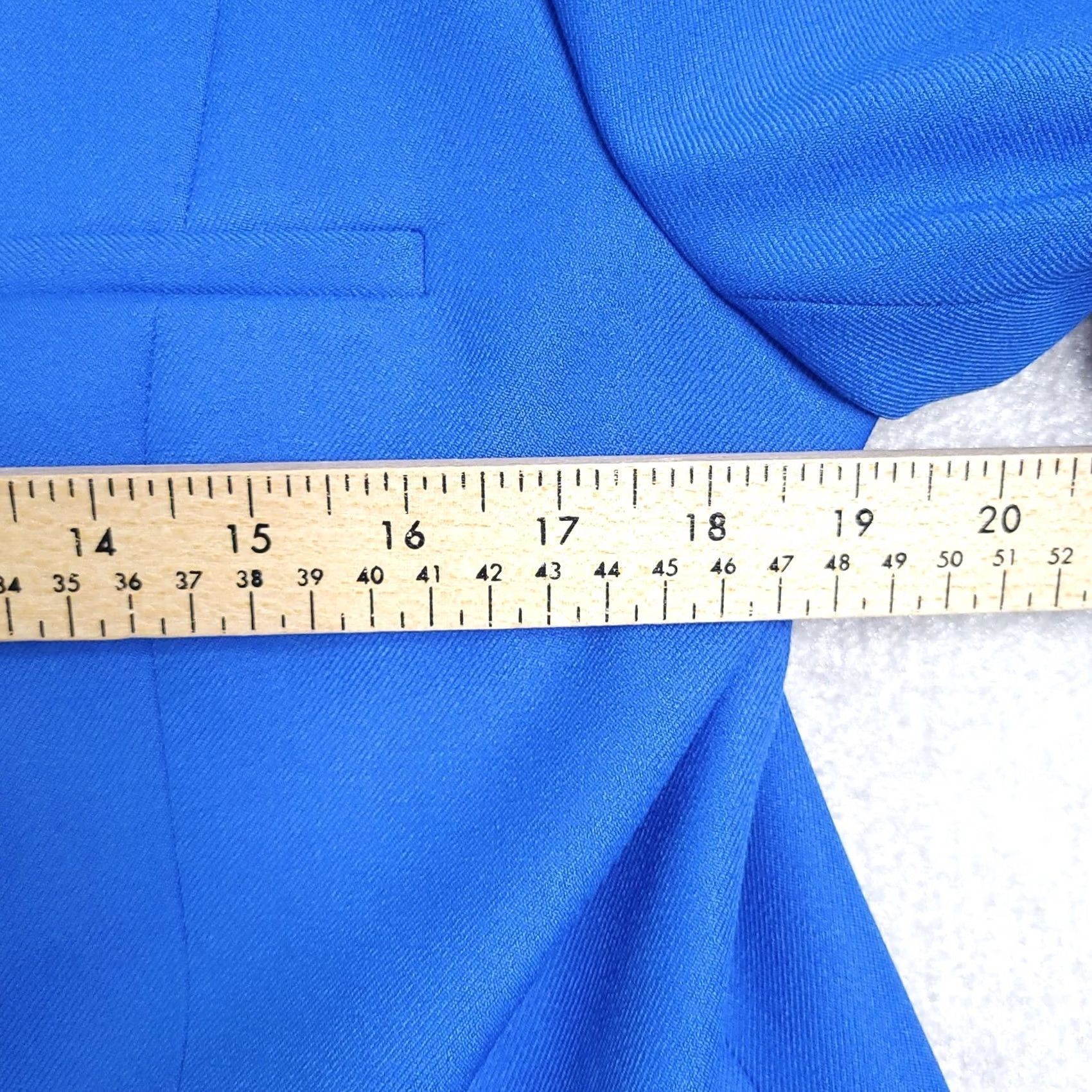Vintage VINTAGE Haberdashery By Personal 5 Button Blue Blazer Jacket Women's 16 USA Made Jacket Blazer Women 16 Blue USA 80s 90s Classic Mens Womens Girls Size XXL / US 16-18 / IT 52-54 - 5 Thumbnail