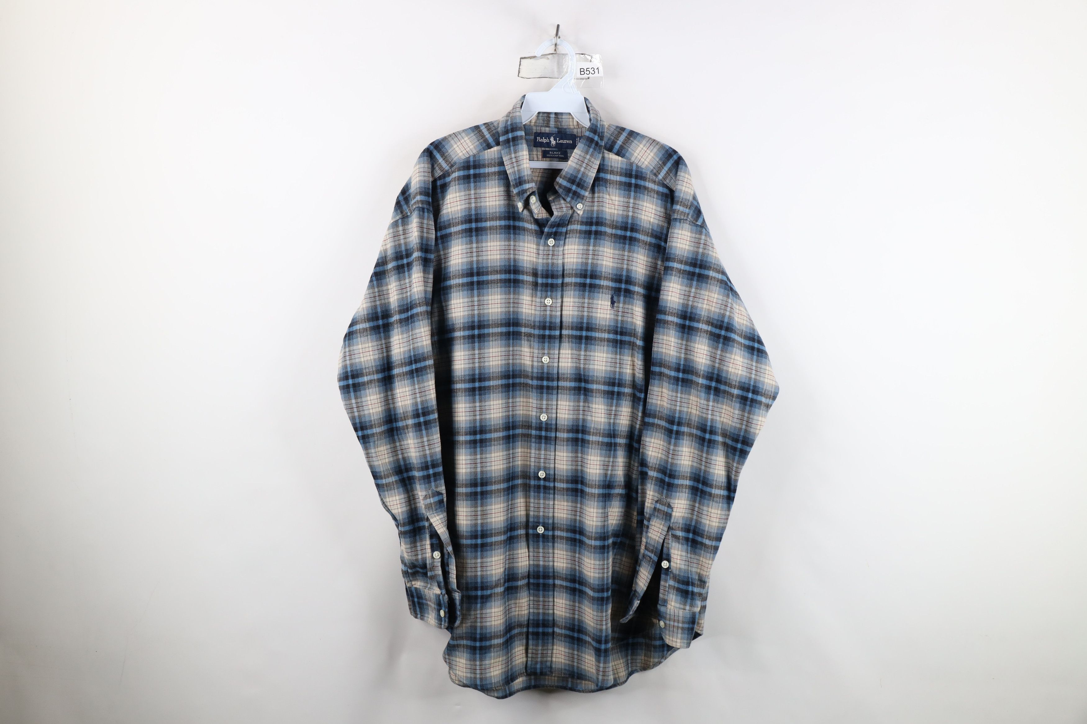 Polo Ralph Lauren Vintage 90s Ralph Lauren Flannel Button Down Shirt Size US L / EU 52-54 / 3 - 1 Thumbnail