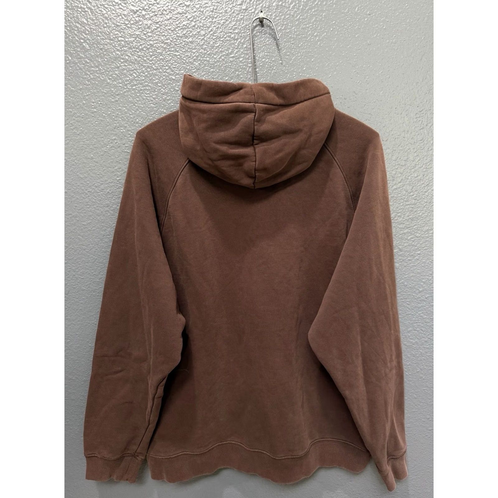 Nike VINTAGE Nike Hoodie Brown L Men's Pullover Y2K Mini Swoosh Distressed 27in 22in Pit to Pit Size US L / EU 52-54 / 3 - 6 Thumbnail