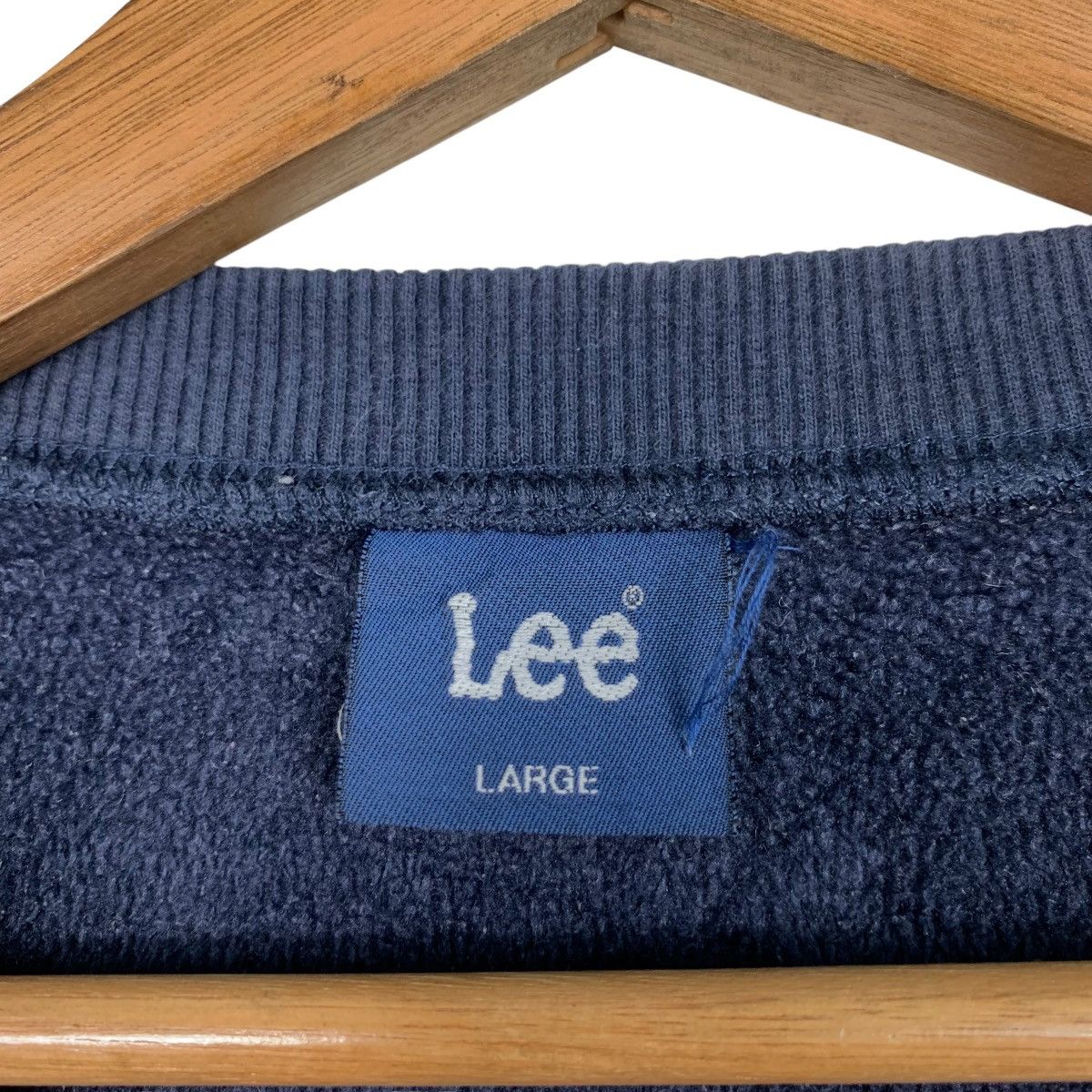 Lee LEE Box Logo Navy Blue Crewneck Sweatshirt #1682-C75 Size US L / EU 52-54 / 3 - 11 Thumbnail