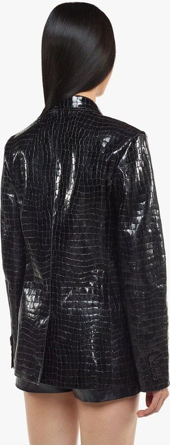 MCM o1mt1gz0625 Leather Jacket in Black Size L / US 10 / IT 46 - 4 Thumbnail