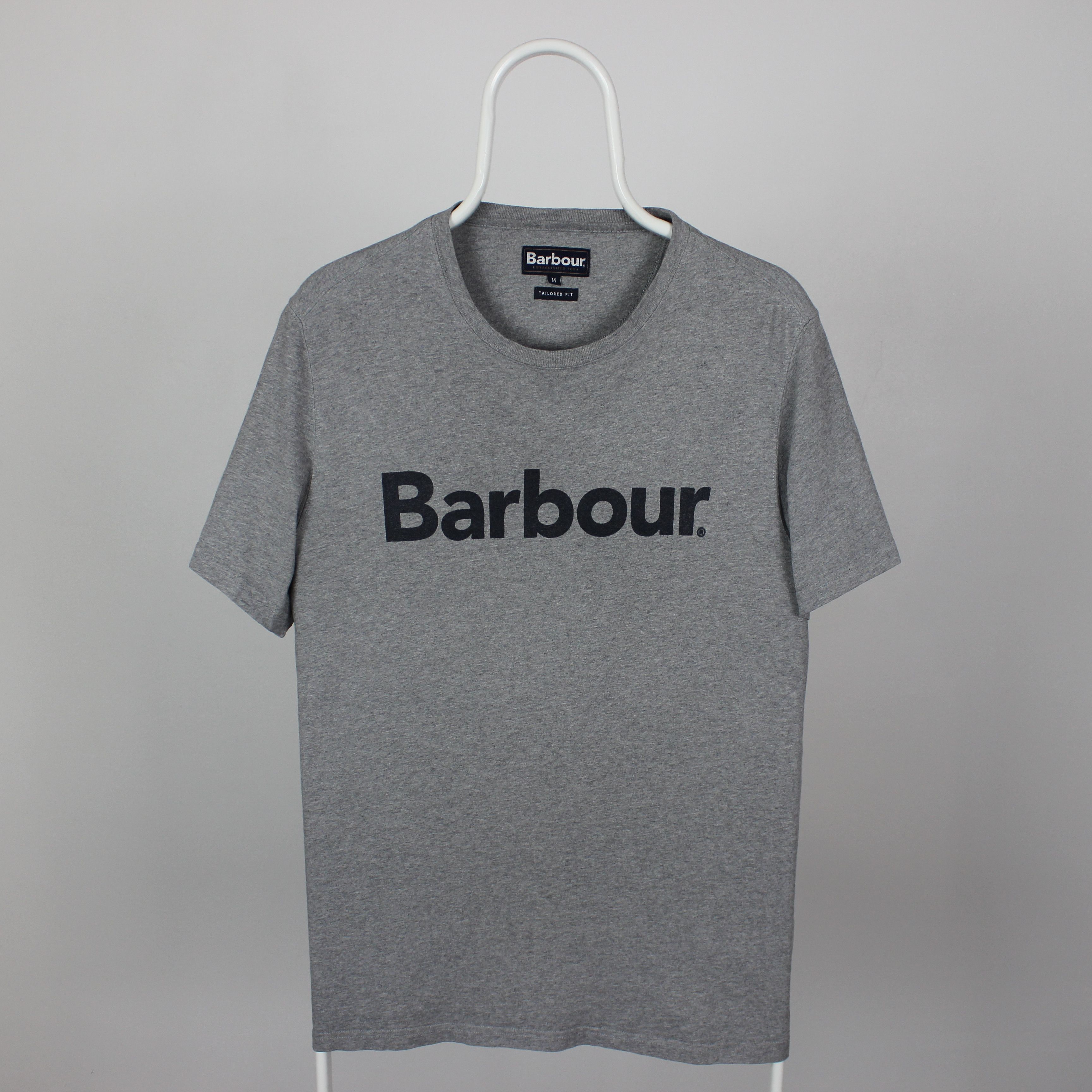 Barbour Barbour t shirt big logo centr gray cotton M Size US M / EU 48-50 / 2 - 5 Thumbnail