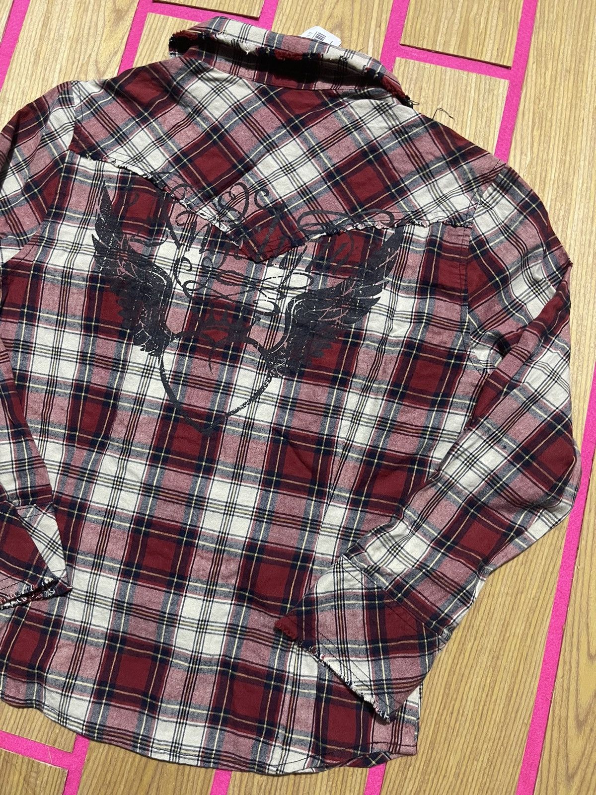 If Six Was Nine Y2K VENCE long sleeve checkered shirt Size US S / EU 44-46 / 1 - 2 Thumbnail