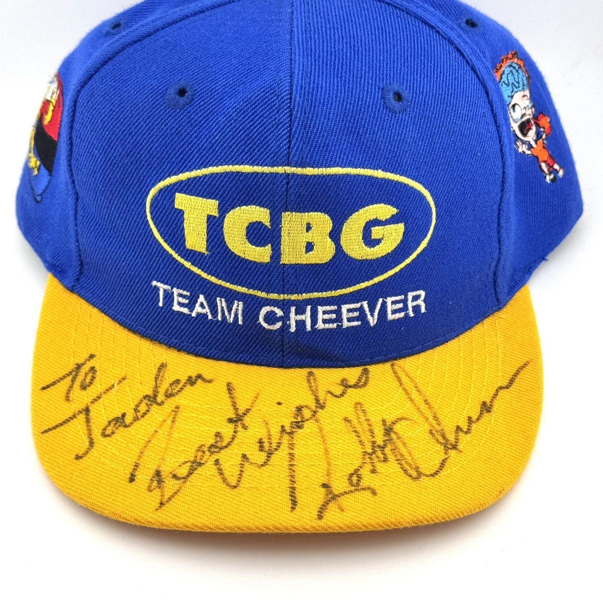 Vintage Vtg 90s Robby Unser Signed Team Cheever IndyCar Wool Hat Size ONE SIZE - 9 Thumbnail