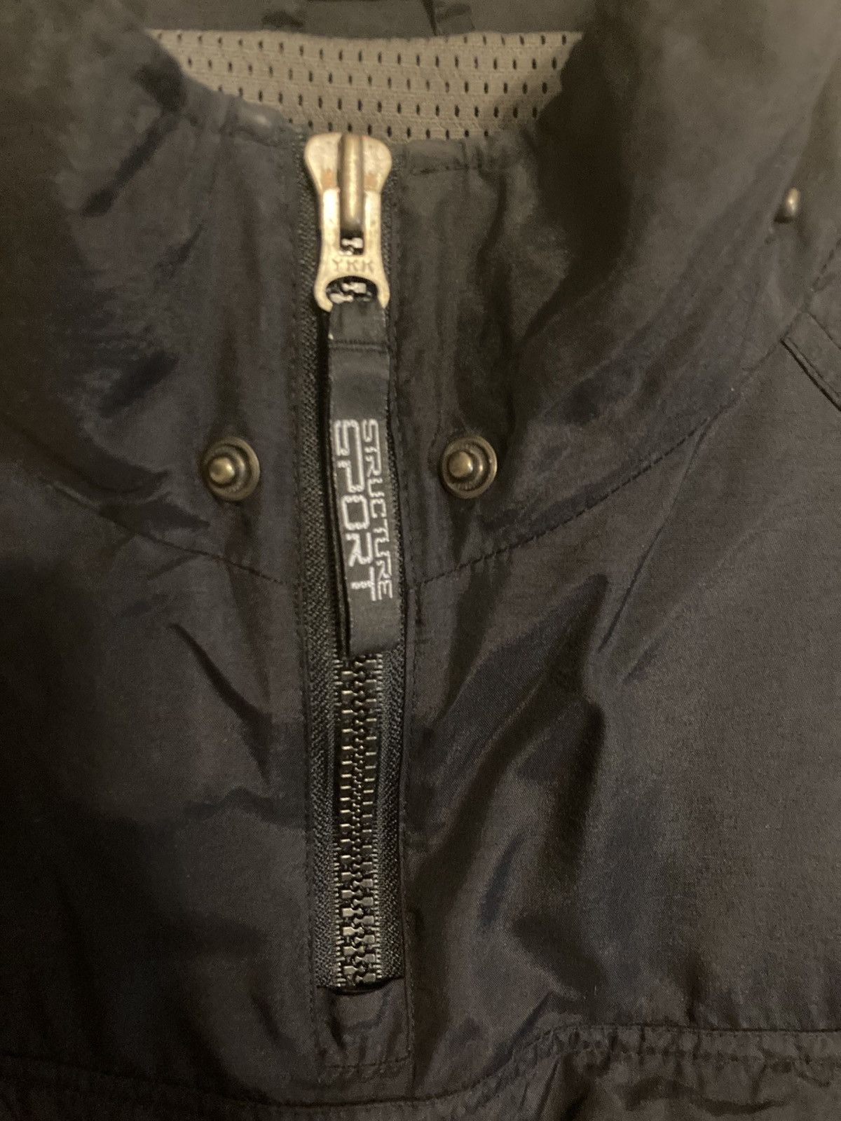 Vintage Vintage Structure Sport Windbreaker Jacket Size US XL / EU 56 / 4 - 4 Thumbnail