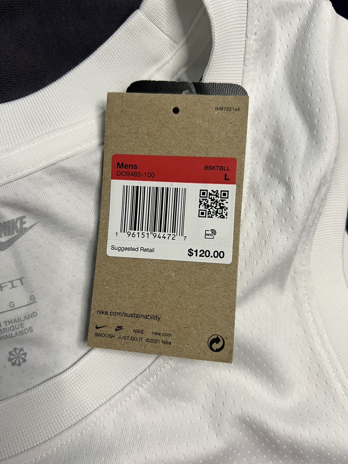 Nike Nic Claxton Jersey Size US L / EU 52-54 / 3 - 8 Thumbnail