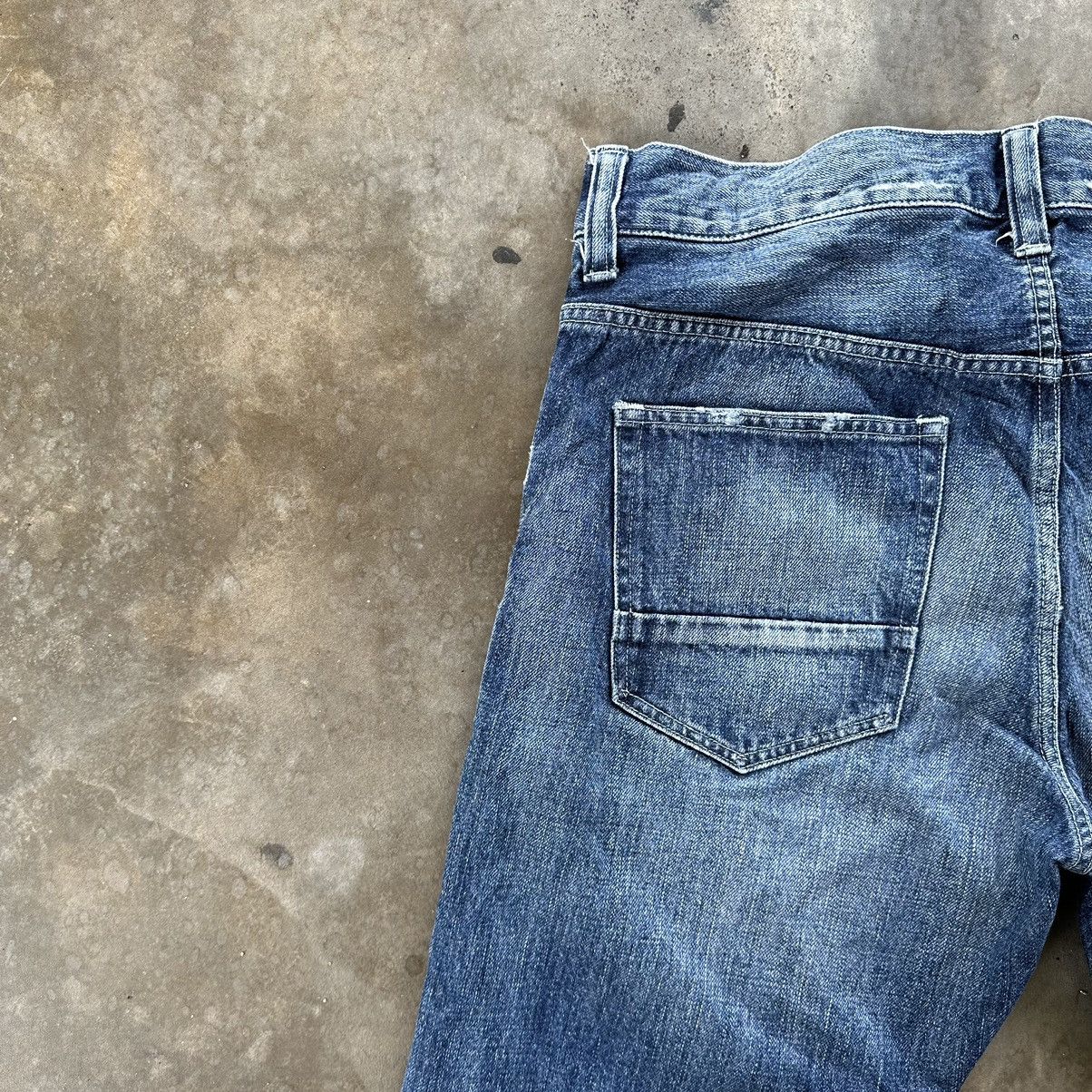 Japanese Brand Vintage Back Number Faded Denim Jean Pant W34 Size US 34 / EU 50 - 13 Thumbnail