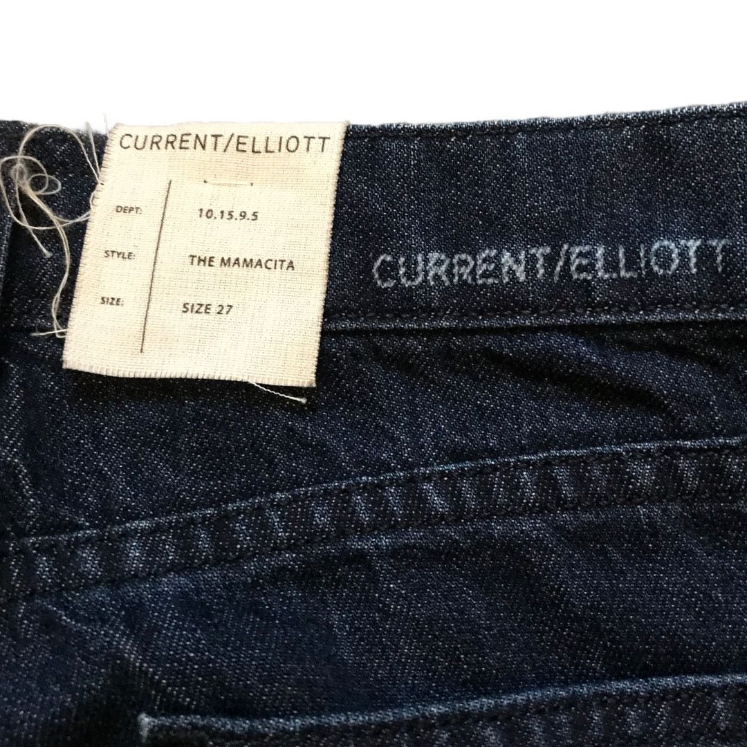 NEW Current/Elliott Mamacita Tapered High Waisted Jeans 27