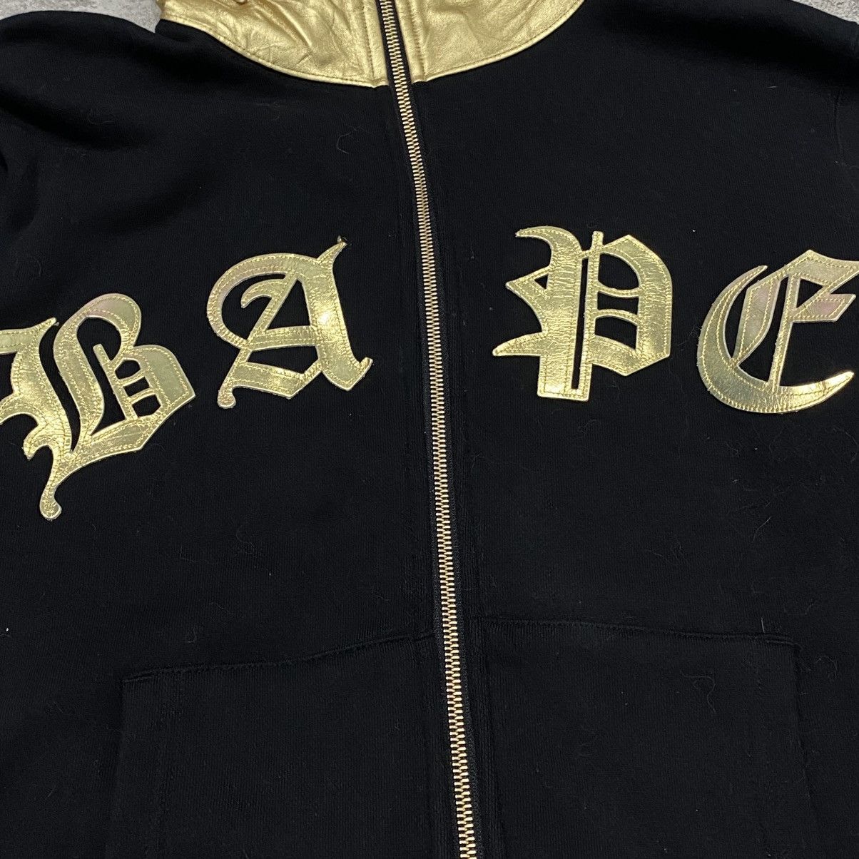 Bape Bape Shark Black Gold Fullzip Hoodie Size US M / EU 48-50 / 2 - 4 Thumbnail